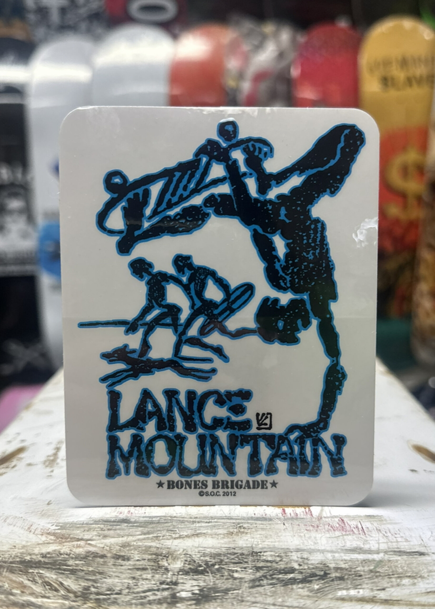 Powell Peralta BONES BRIGADE - Lance Mountain Future Primitive Sticker - 4.5"