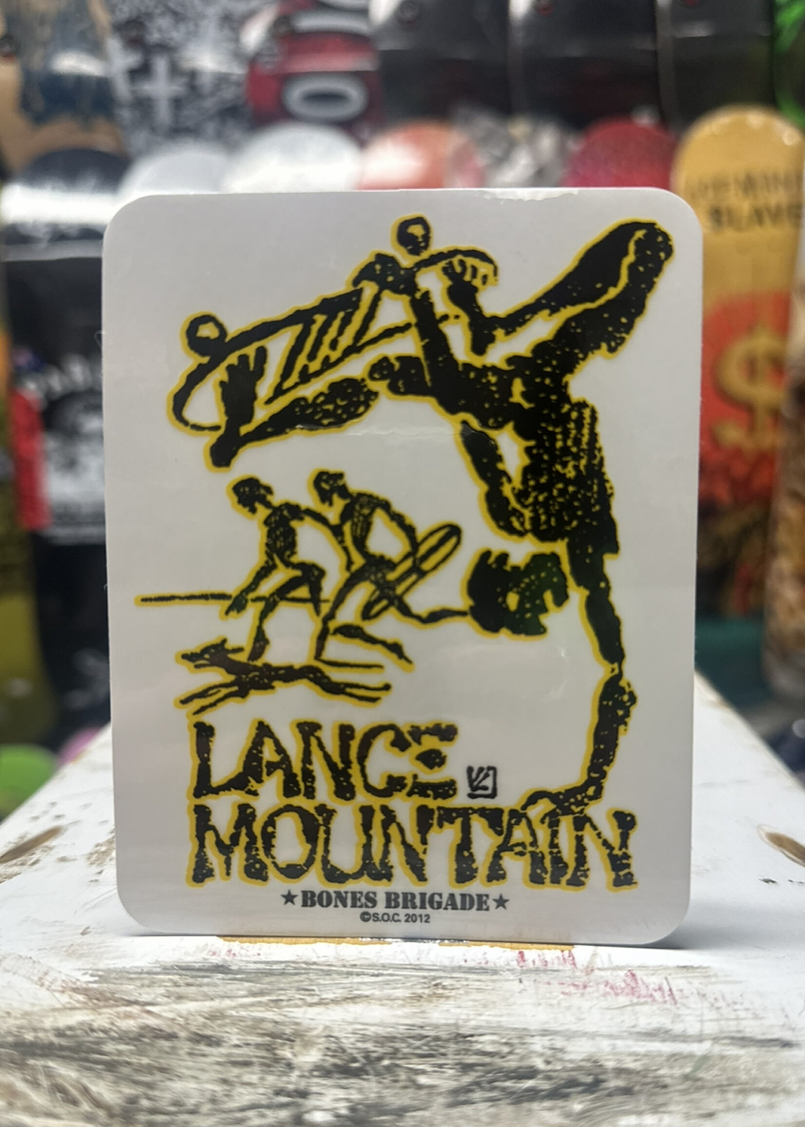 Powell Peralta BONES BRIGADE - Lance Mountain Future Primitive Sticker - 4.5"