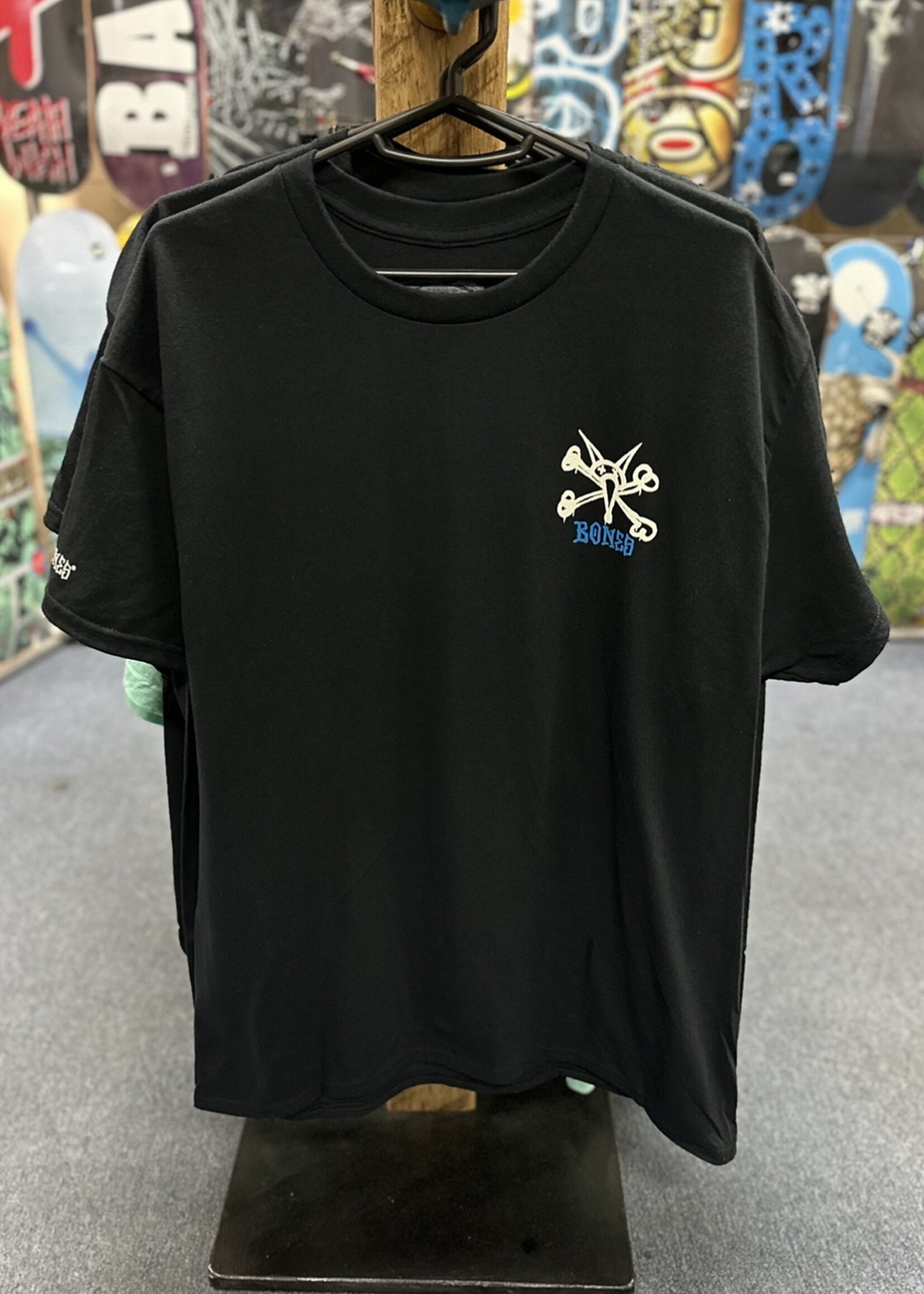 BONES BONES - Vato Rat Bones Tee Black