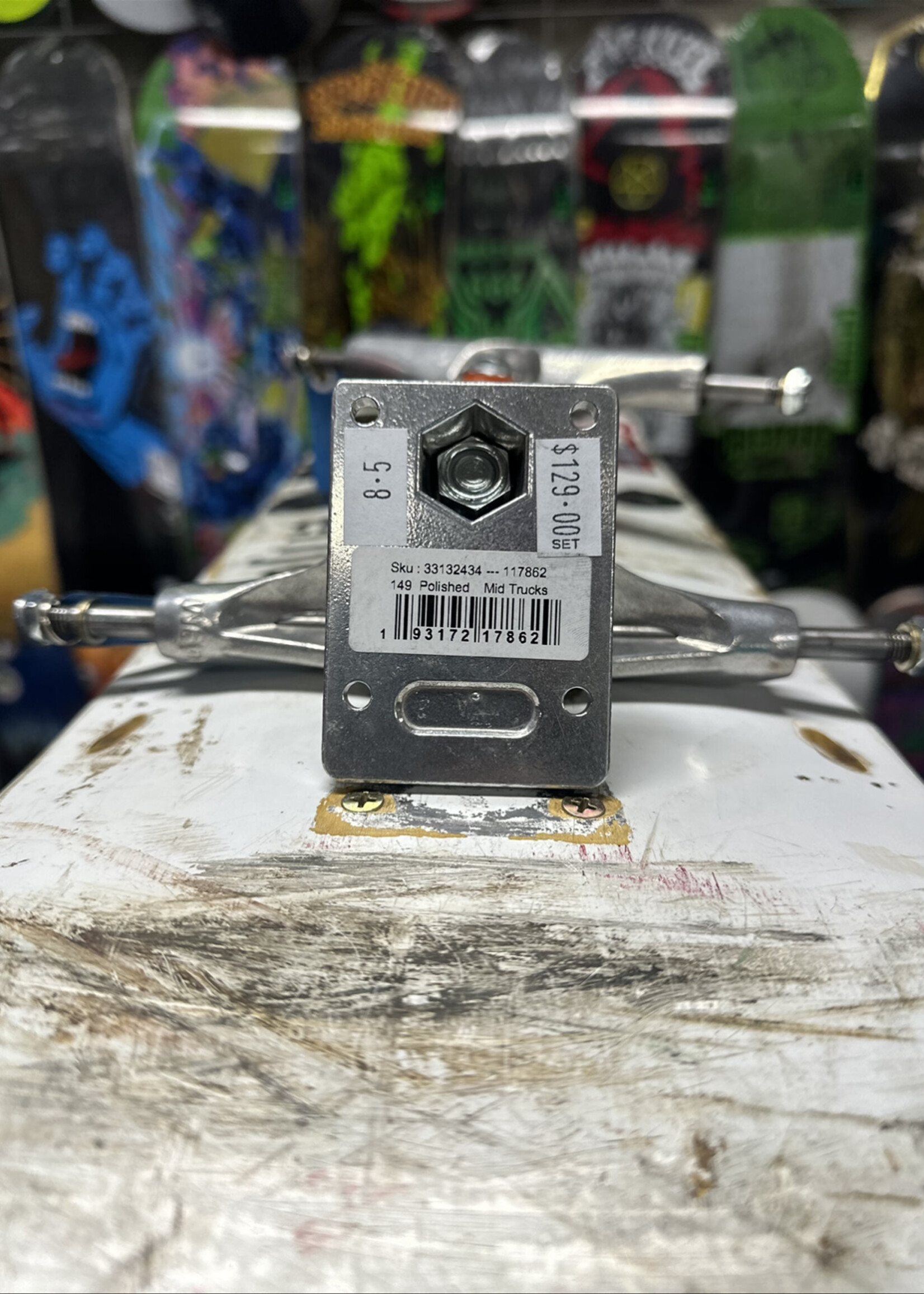 Independent Trucks INDEPENDENT - Stage 11 MID Inverted Kingpin Trucks Polished Pair