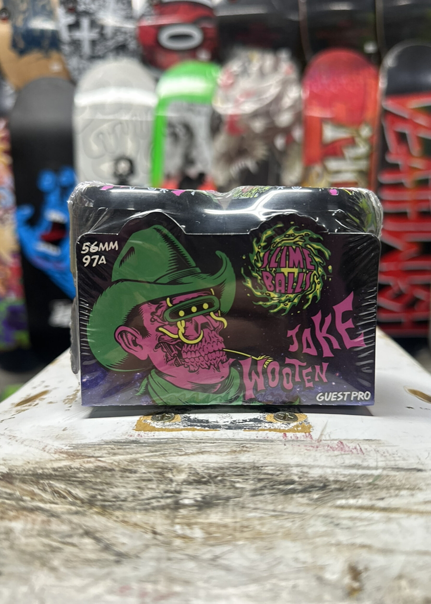 Slime Balls SLIME BALLS - Jake Wooten Guest Pro Fever Dream Vomit Wheels - 97a 56mm