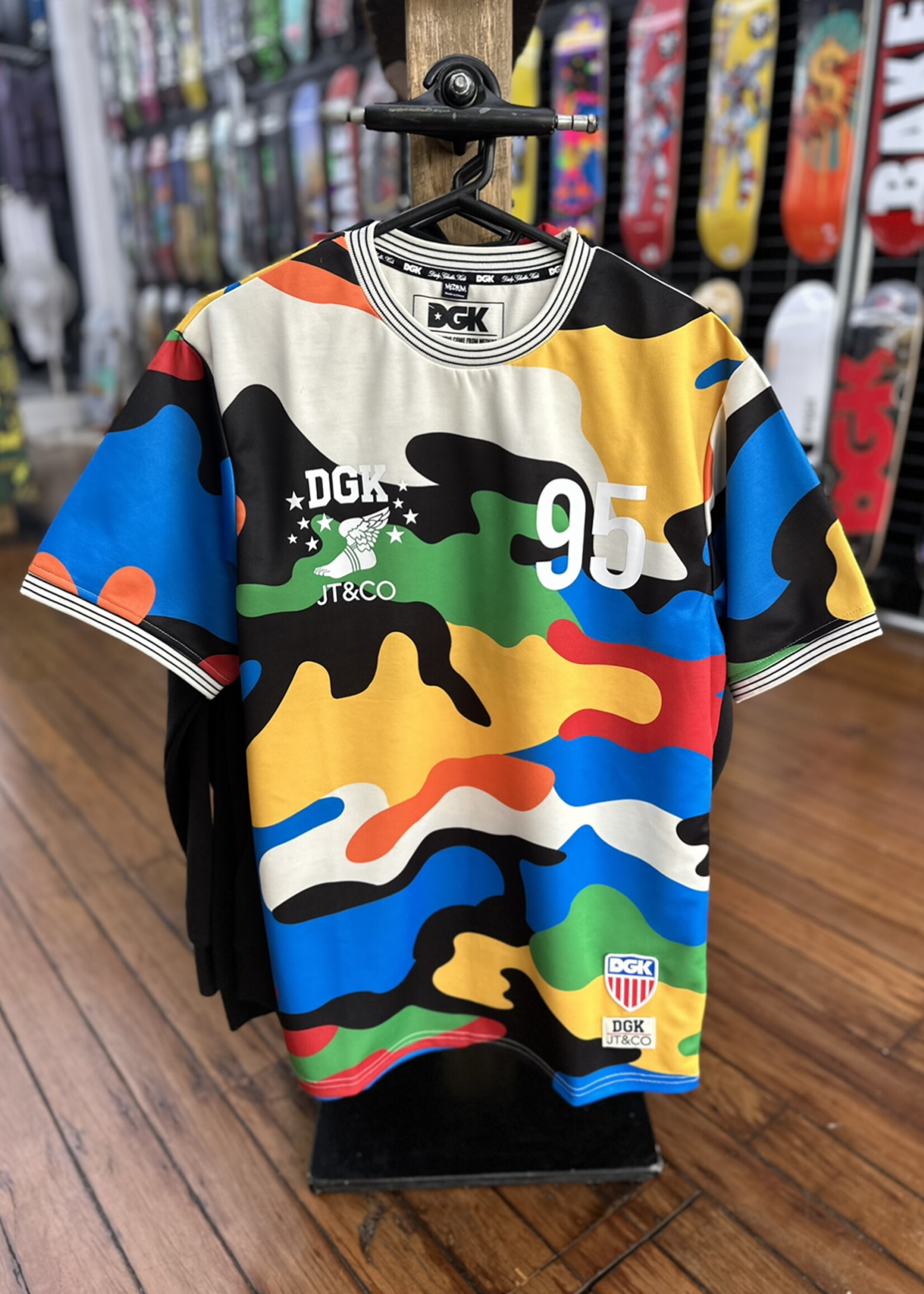 DGK DGK - JT & Co Soccer Jersey Timeless Multi Colour Camo