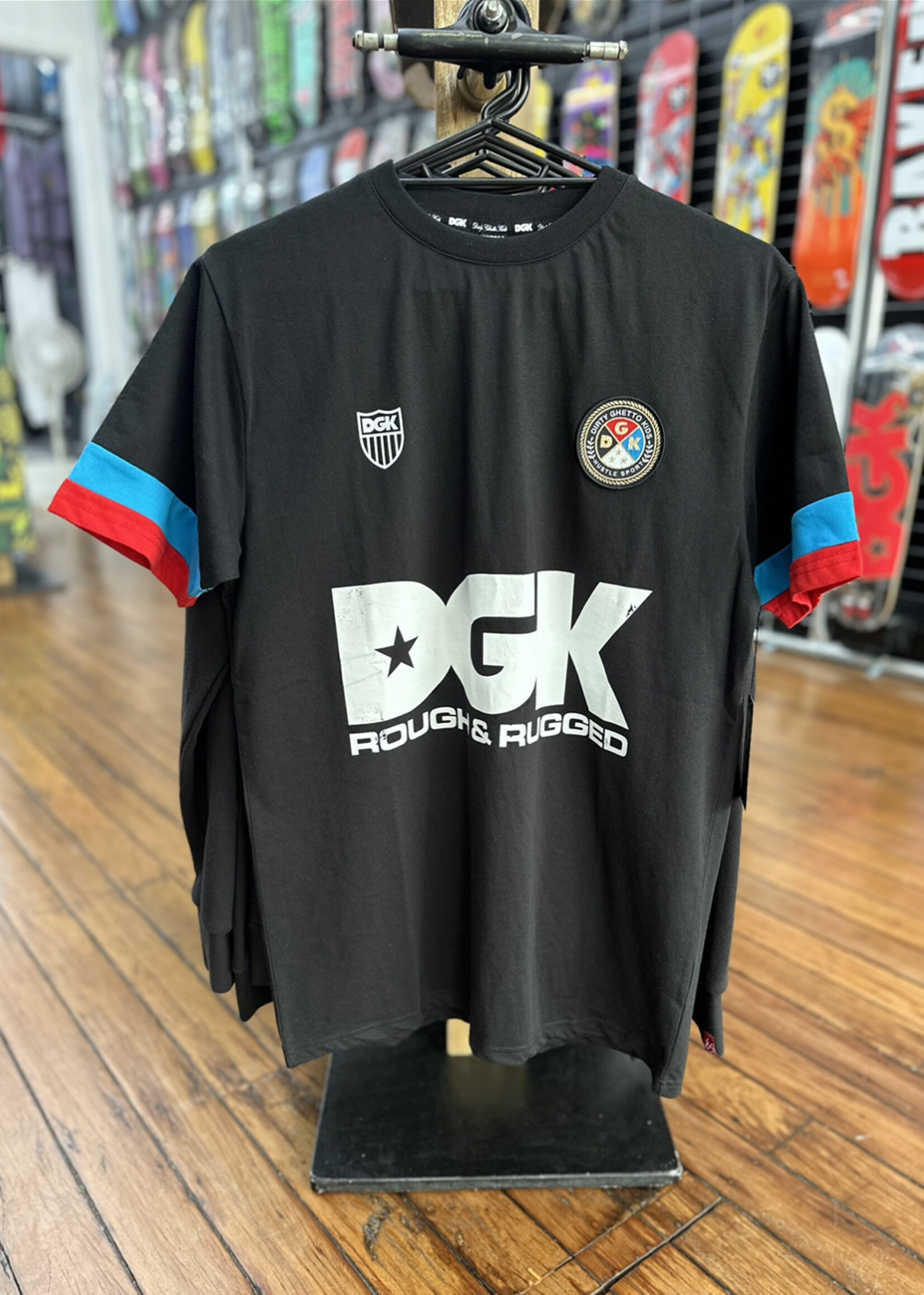 DGK DGK - Soccer Jersey Rough & Rugged Black - Medium
