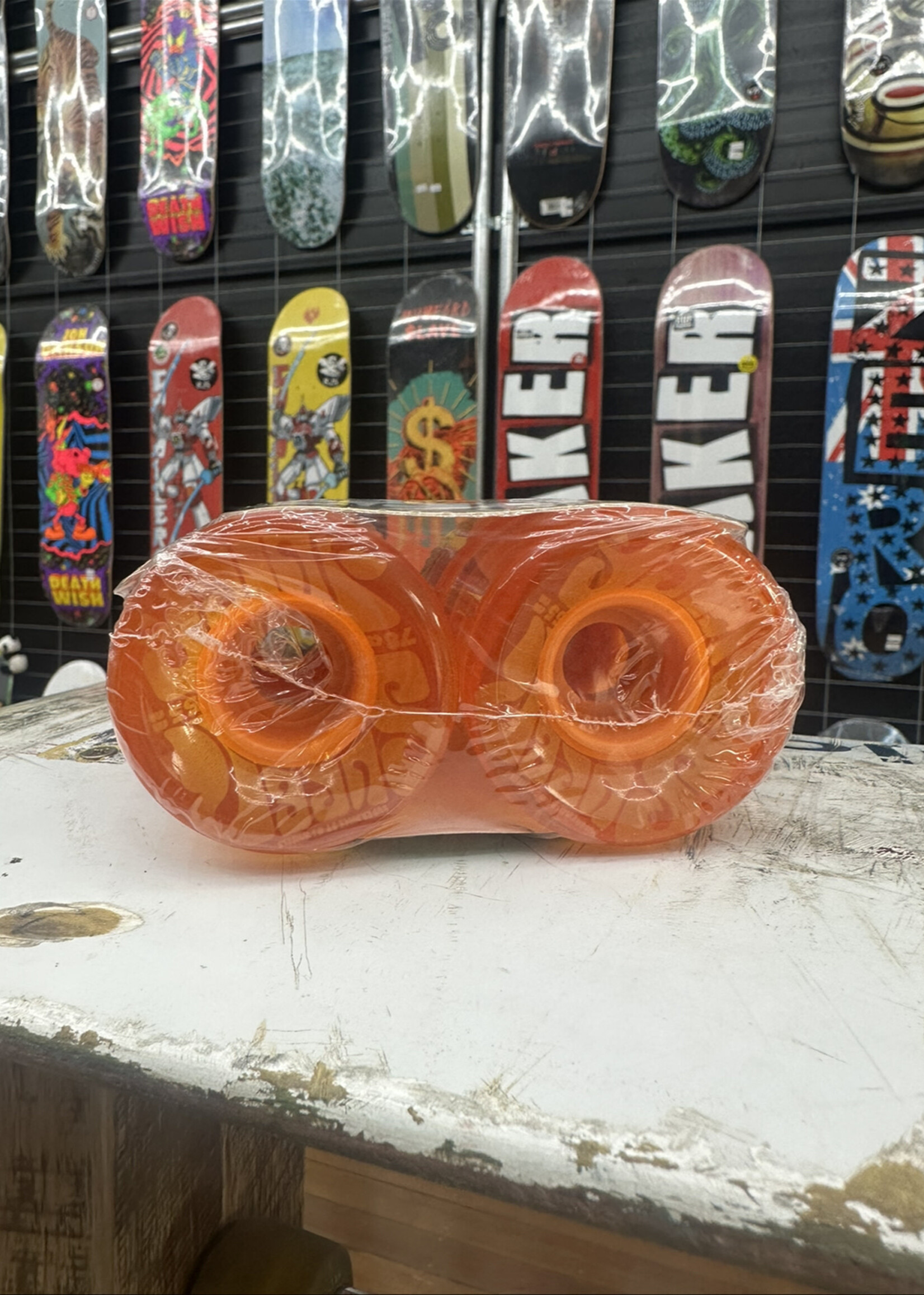 OJ's Wheels OJ WHEELS - Mini Super Juice Transparent Orange/Orange - 55mm 78a