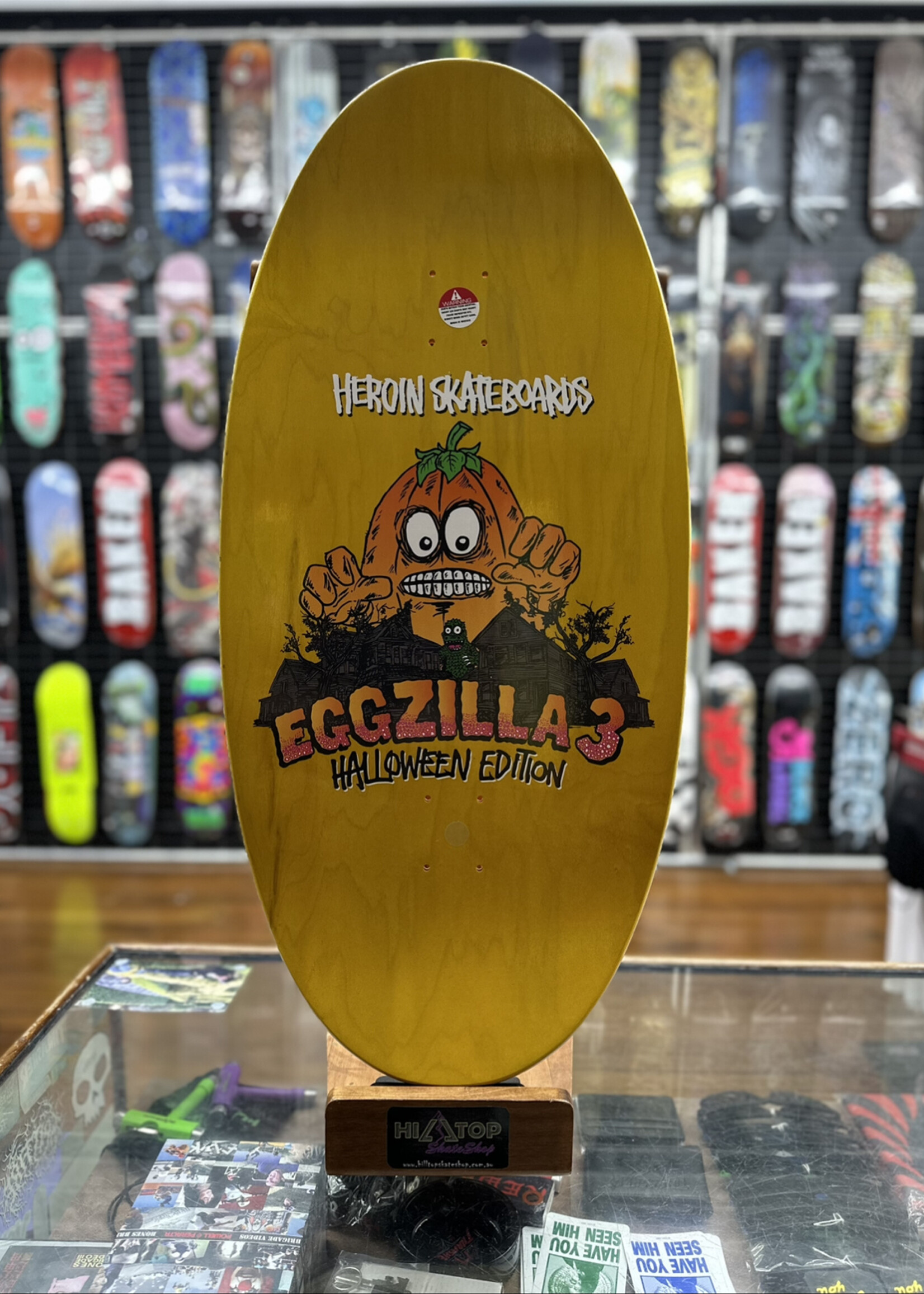HEROIN SKATEBOARDS HEROIN SKATEBOARDS  - Eggzilla 3 Deck - 14.0"