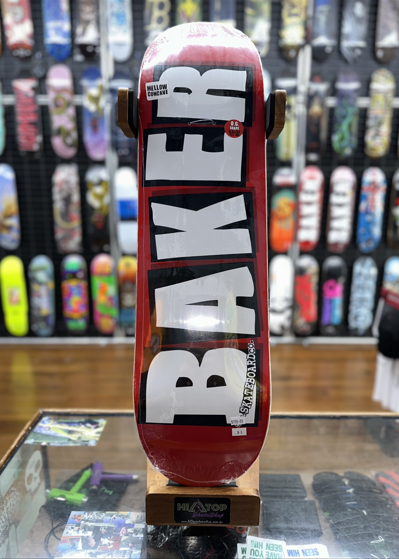BAKER SKATEBOARDS BAKER - OG Logo Red/White Deck - 8.5"