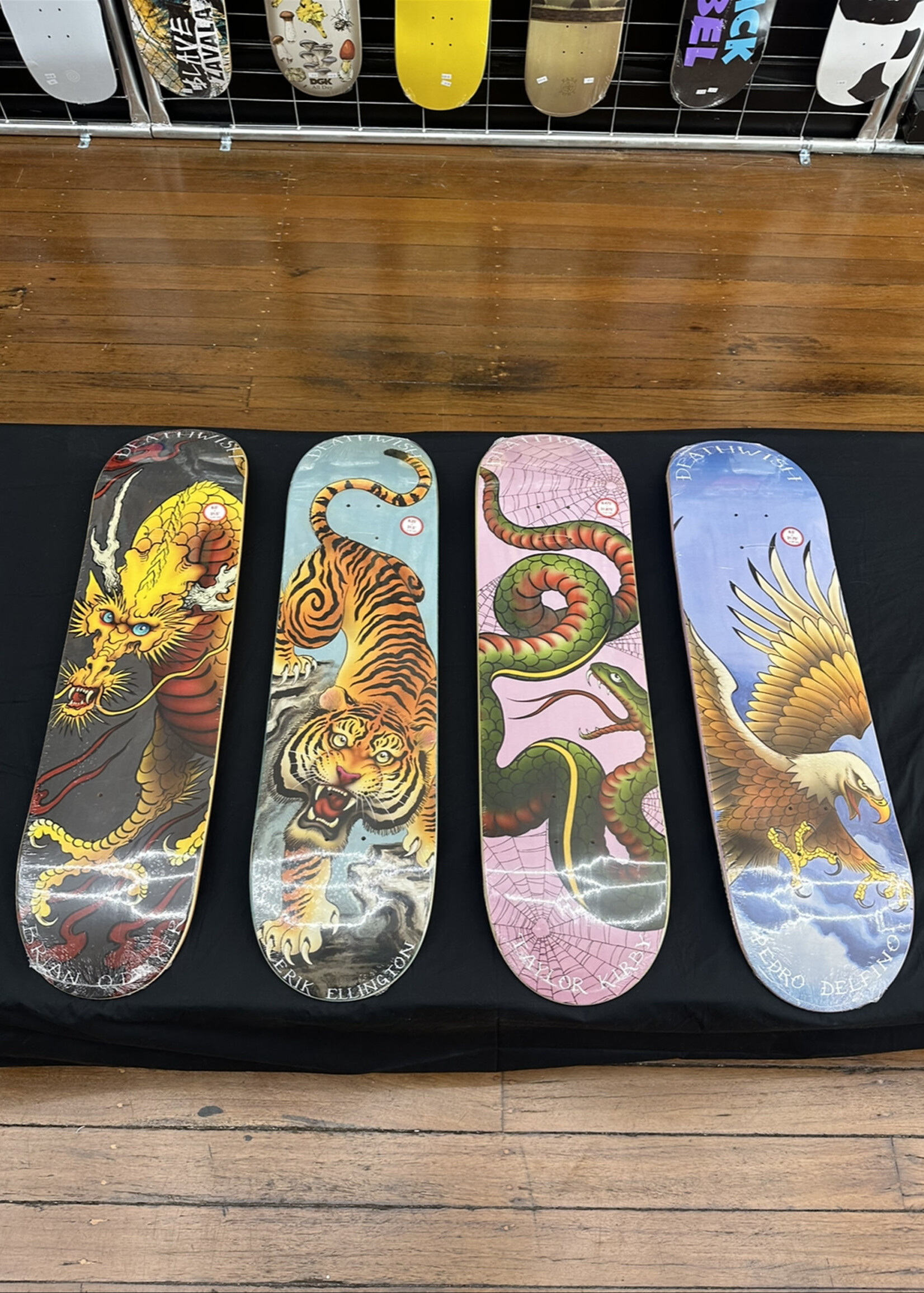 Deathwish Skateboards DEATHWISH - Erik Ellington Tiger Spirit Animal Deck - 8.25"
