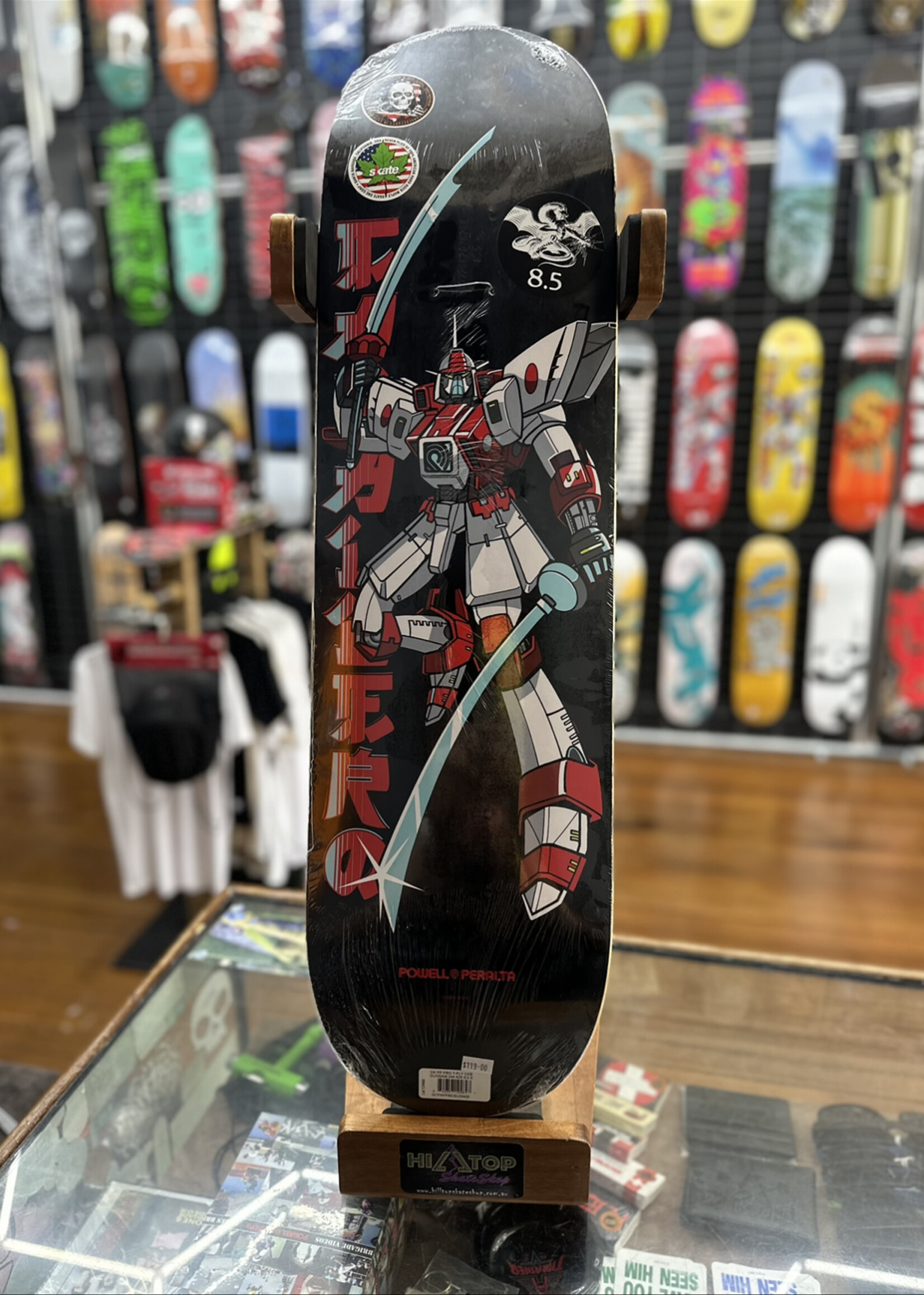 Powell Peralta POWELL PERALTA - Steve Caballero Gundam Black Deck - 8.5"