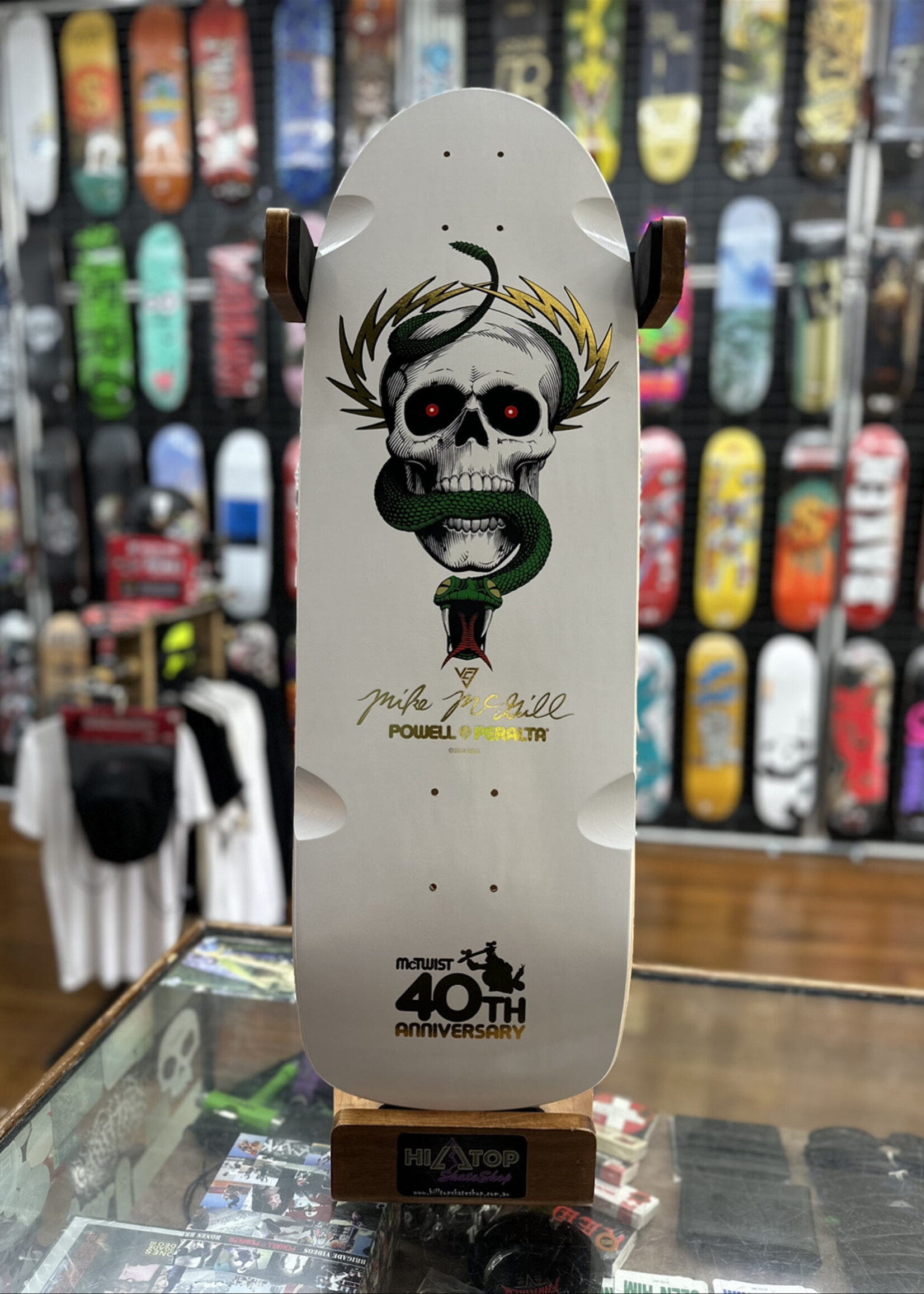 Powell Peralta POWELL PERALTA - Mike McGill McTwist 40th Anniversary White/Gold - 10.0"
