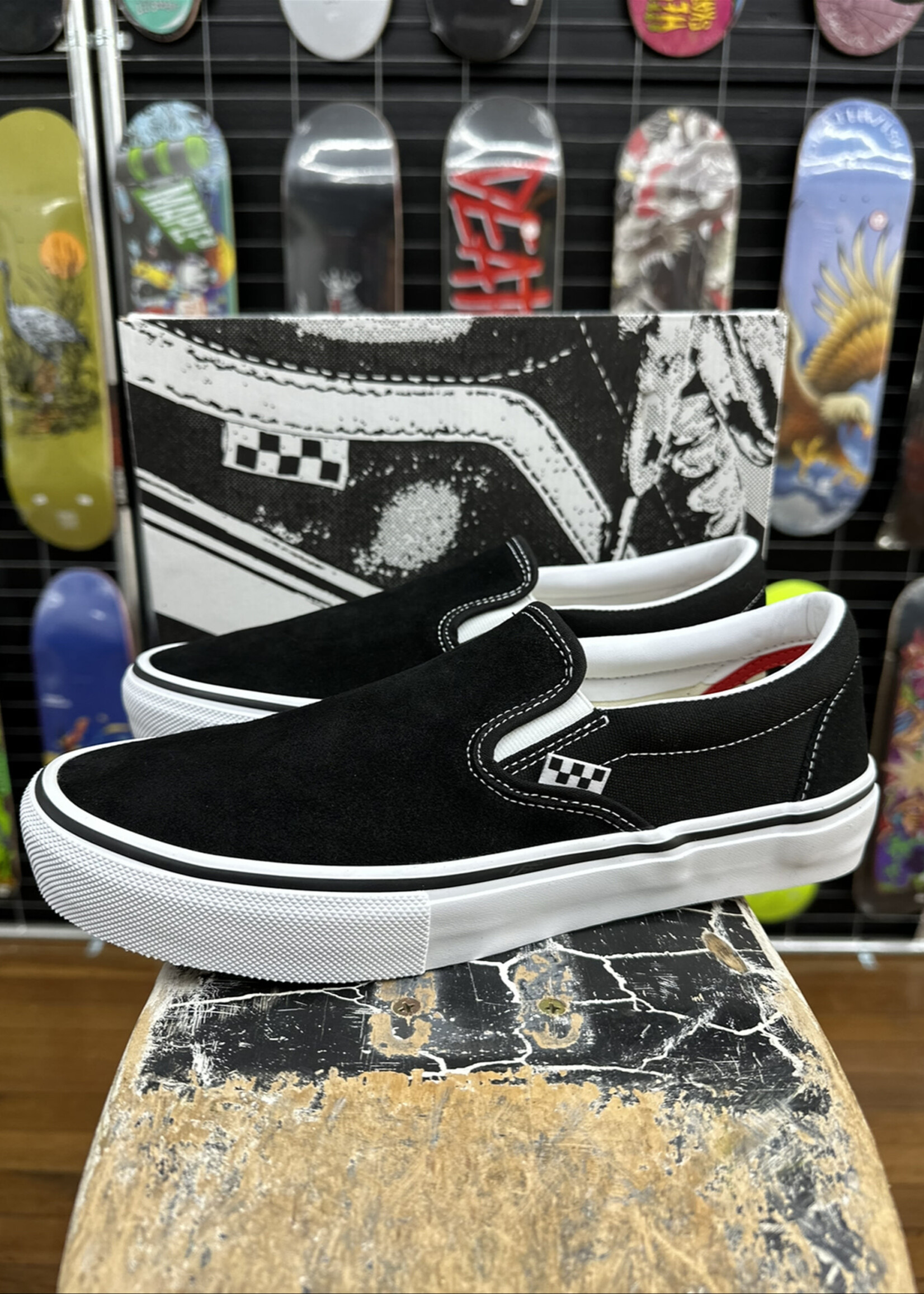 Vans VANS - Skate Slip on Black/White