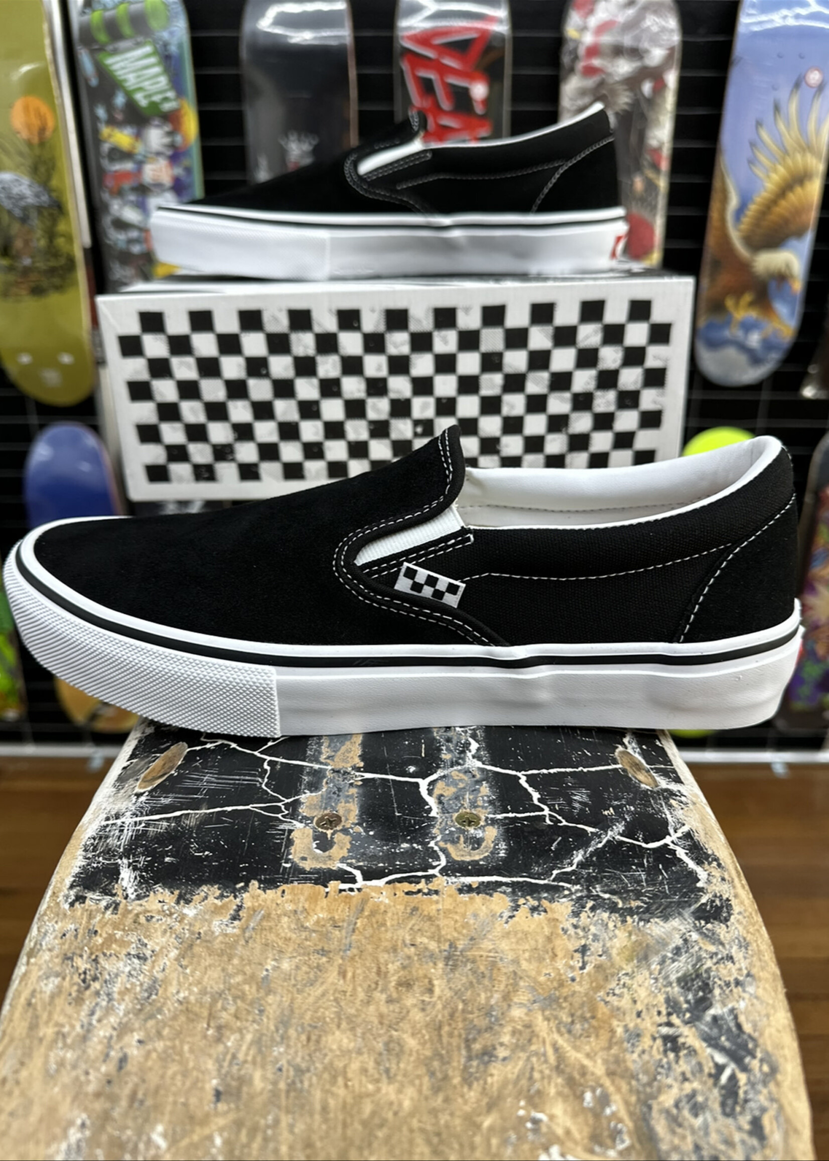 Vans VANS - Skate Slip on Black/White