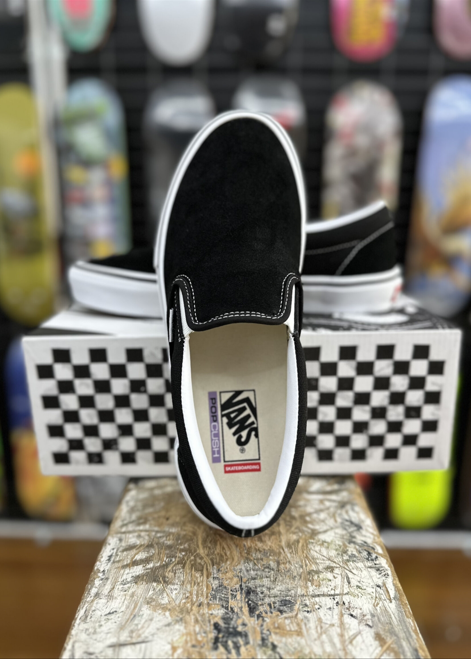 Vans VANS - Skate Slip on Black/White