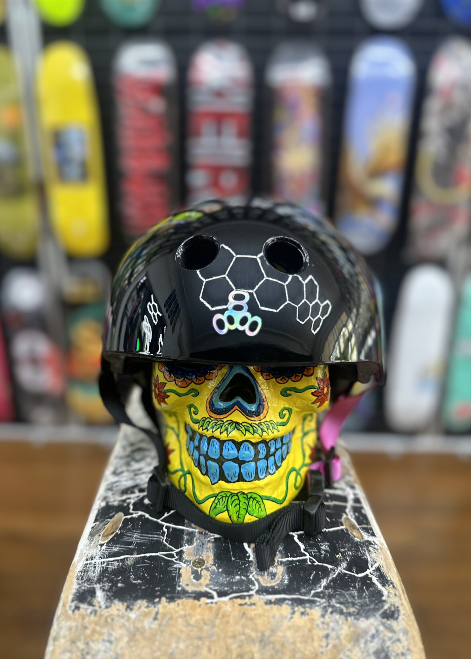 Triple 8 TRIPLE 8 - Certified Helmet SweatSaver Black Hologram