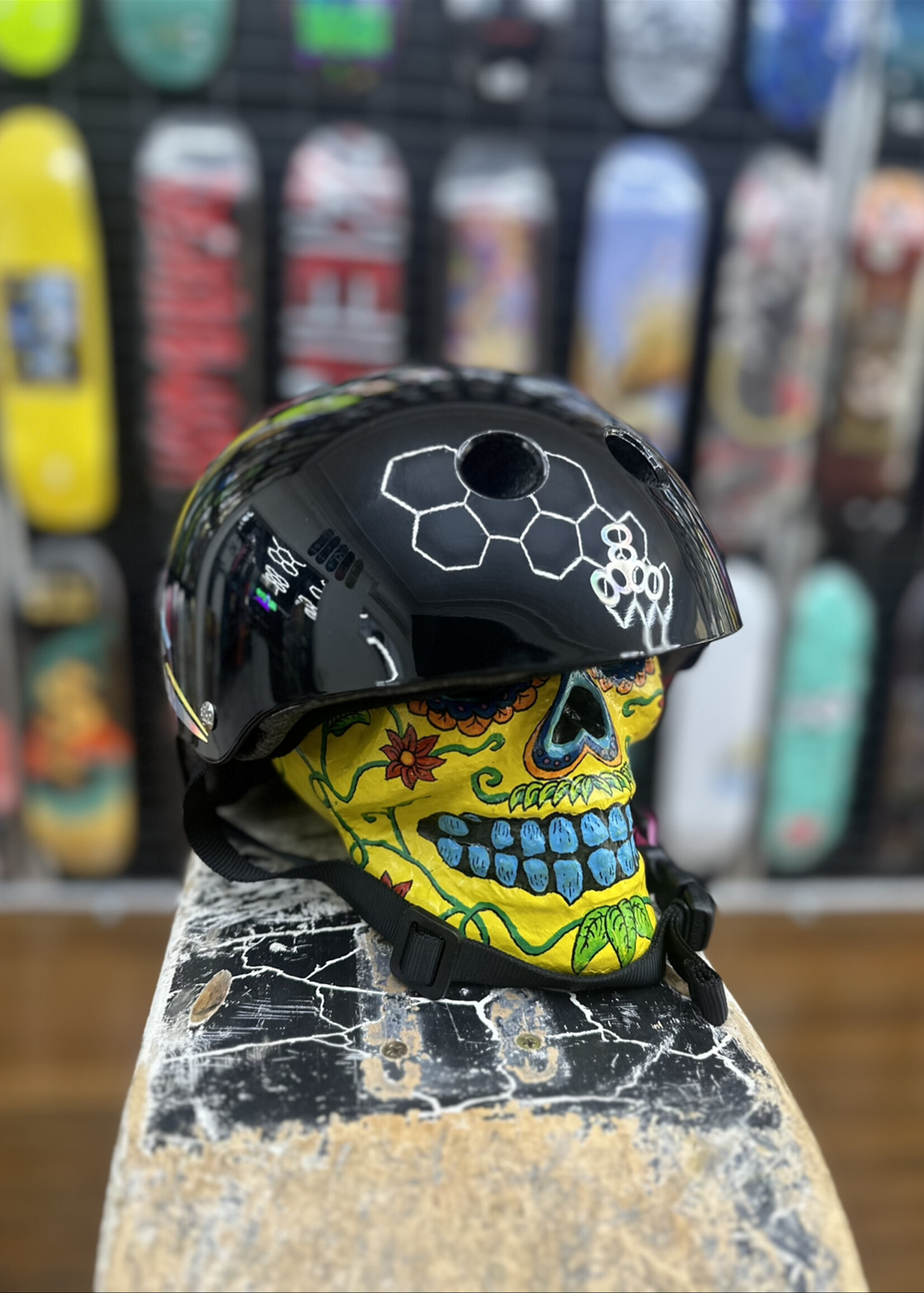 Triple 8 TRIPLE 8 - Certified Helmet SweatSaver Black Hologram