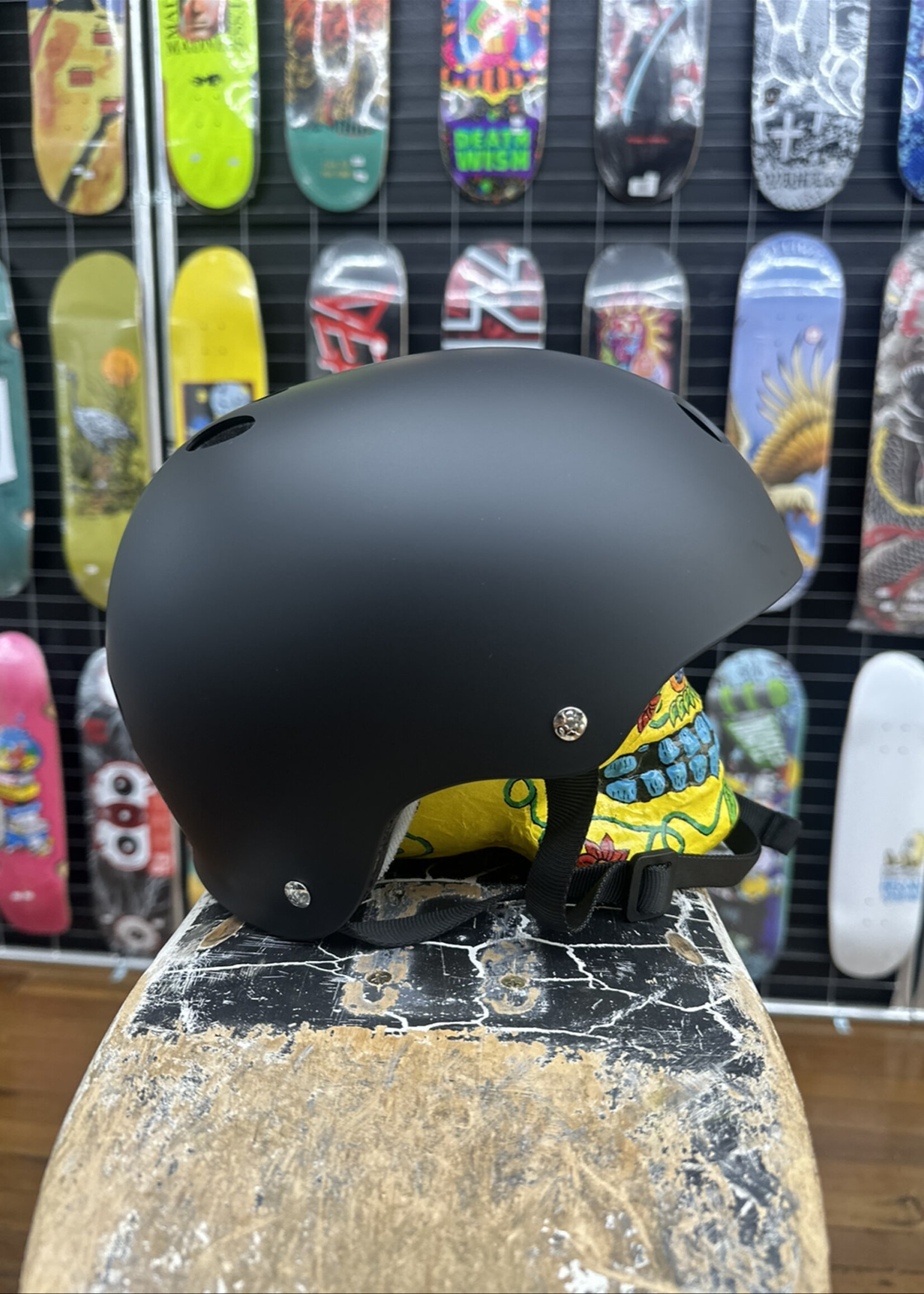 Triple 8 TRIPLE 8 - Certified Helmet SweatSaver Matte Black Rubber