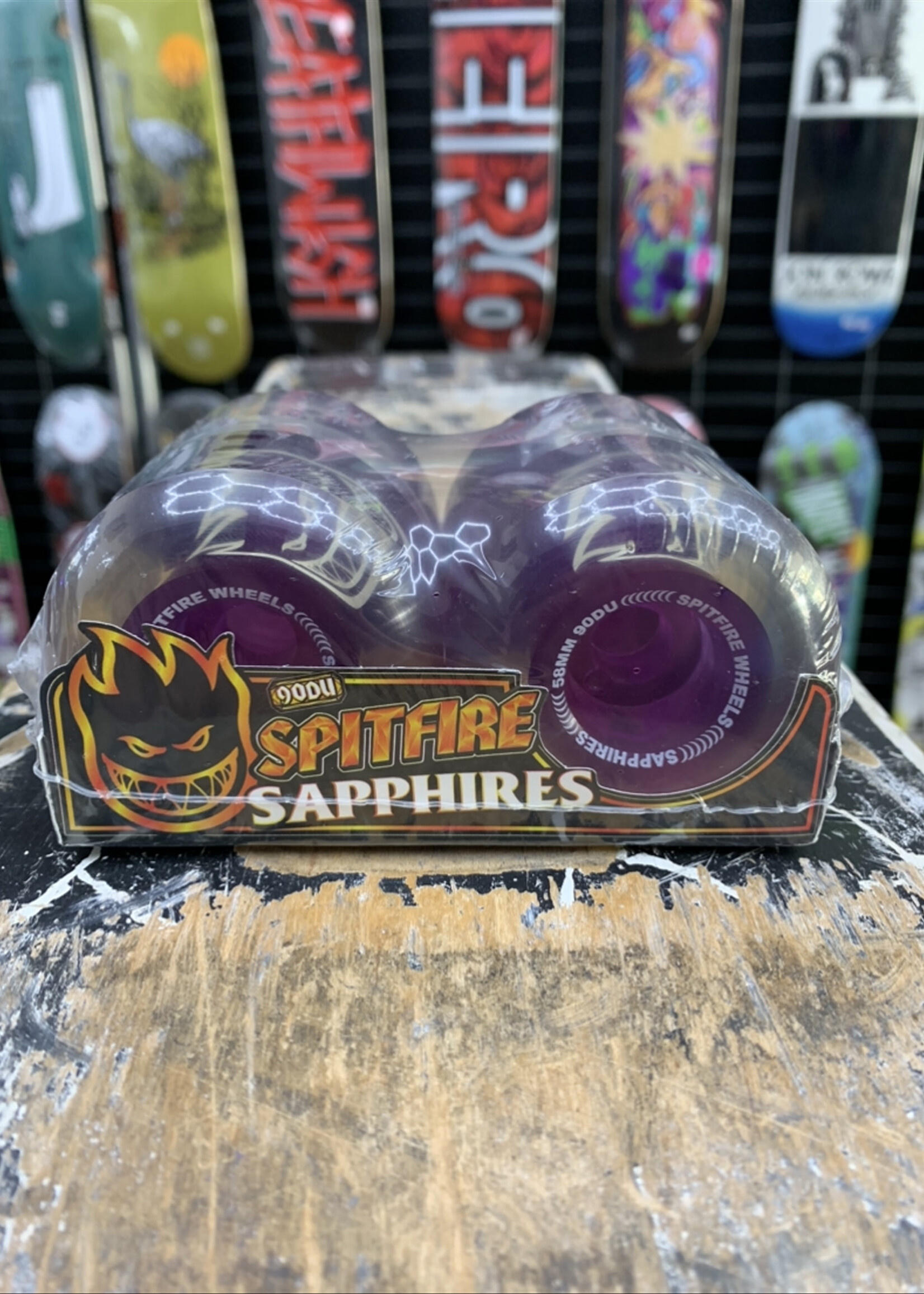 Spitfire Wheels SPITFIRE WHEELS - Sapphire Purple - 90a/101a 58mm