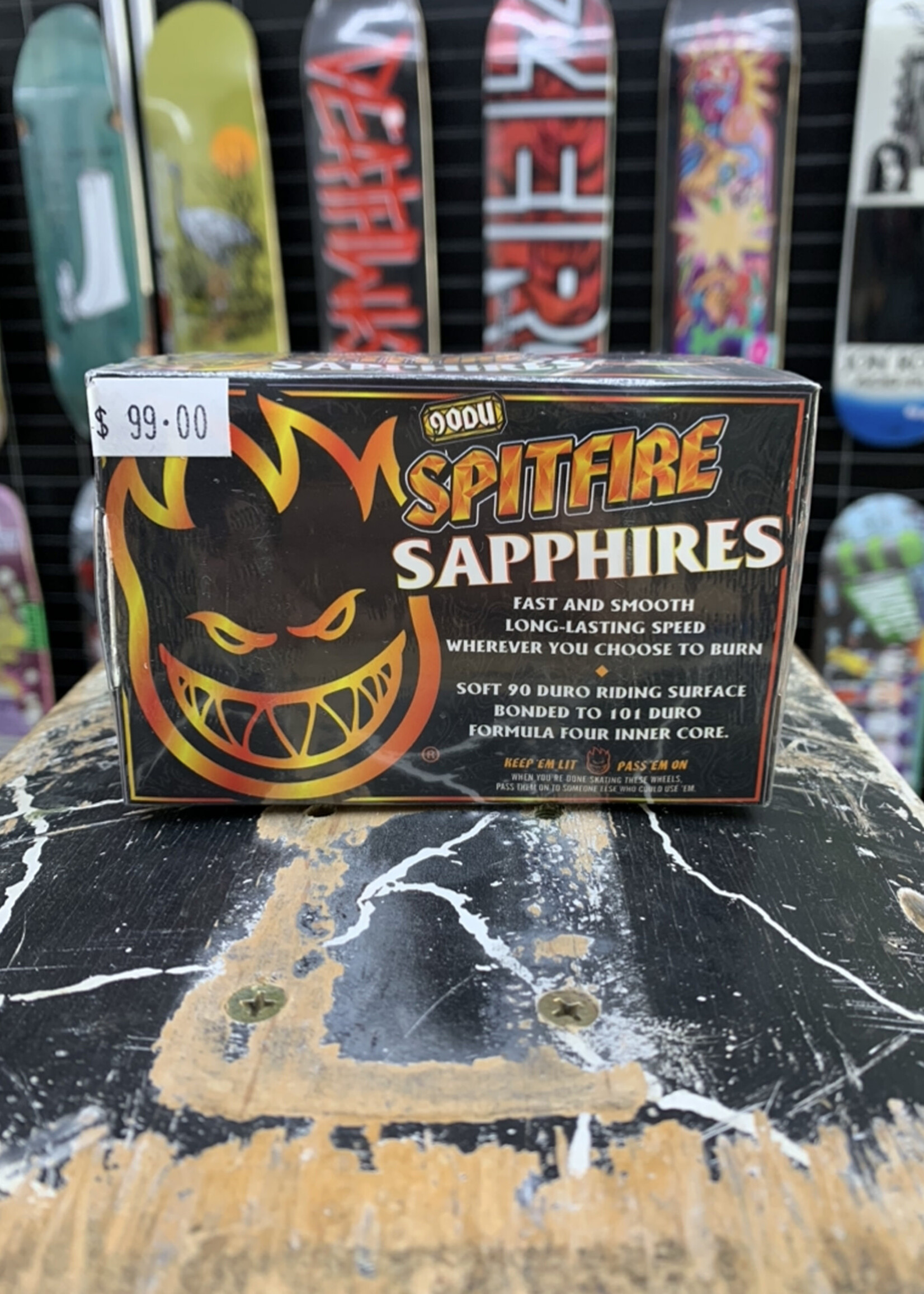 Spitfire Wheels SPITFIRE WHEELS - Sapphire Purple - 90a/101a 58mm