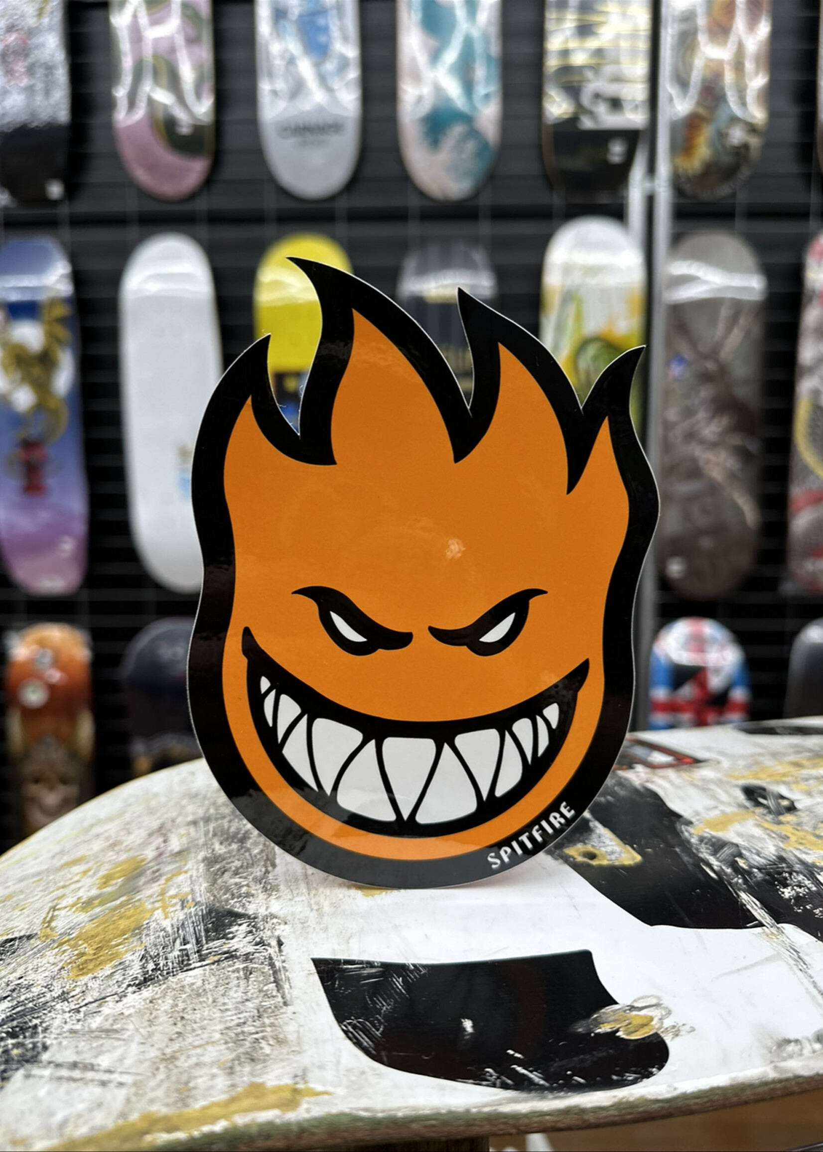 Spitfire Wheels SPITFIRE WHEELS - Bighead Fireball Medium Sticker - 16cm