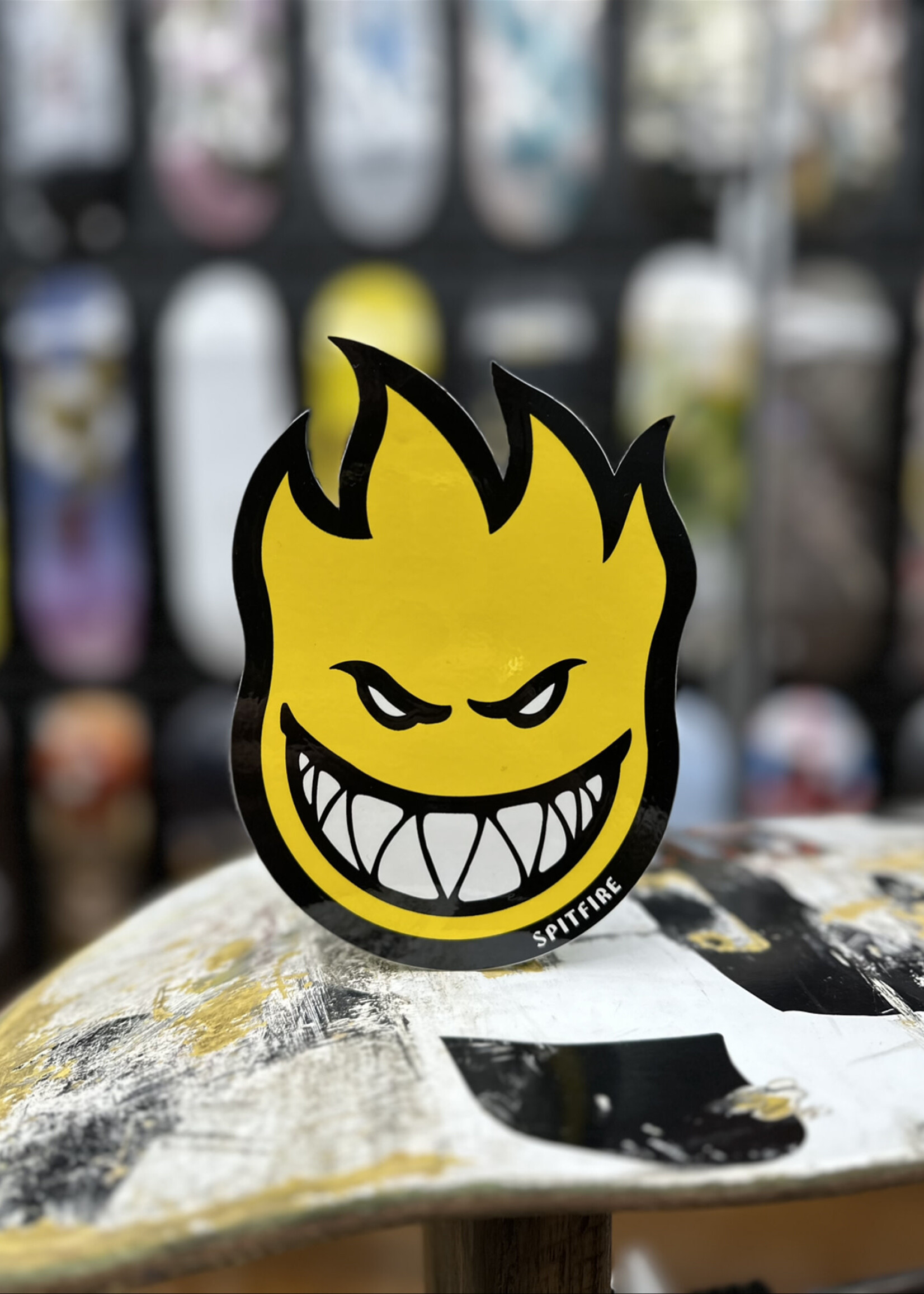 Spitfire Wheels SPITFIRE WHEELS - Bighead Fireball Medium Sticker - 16cm