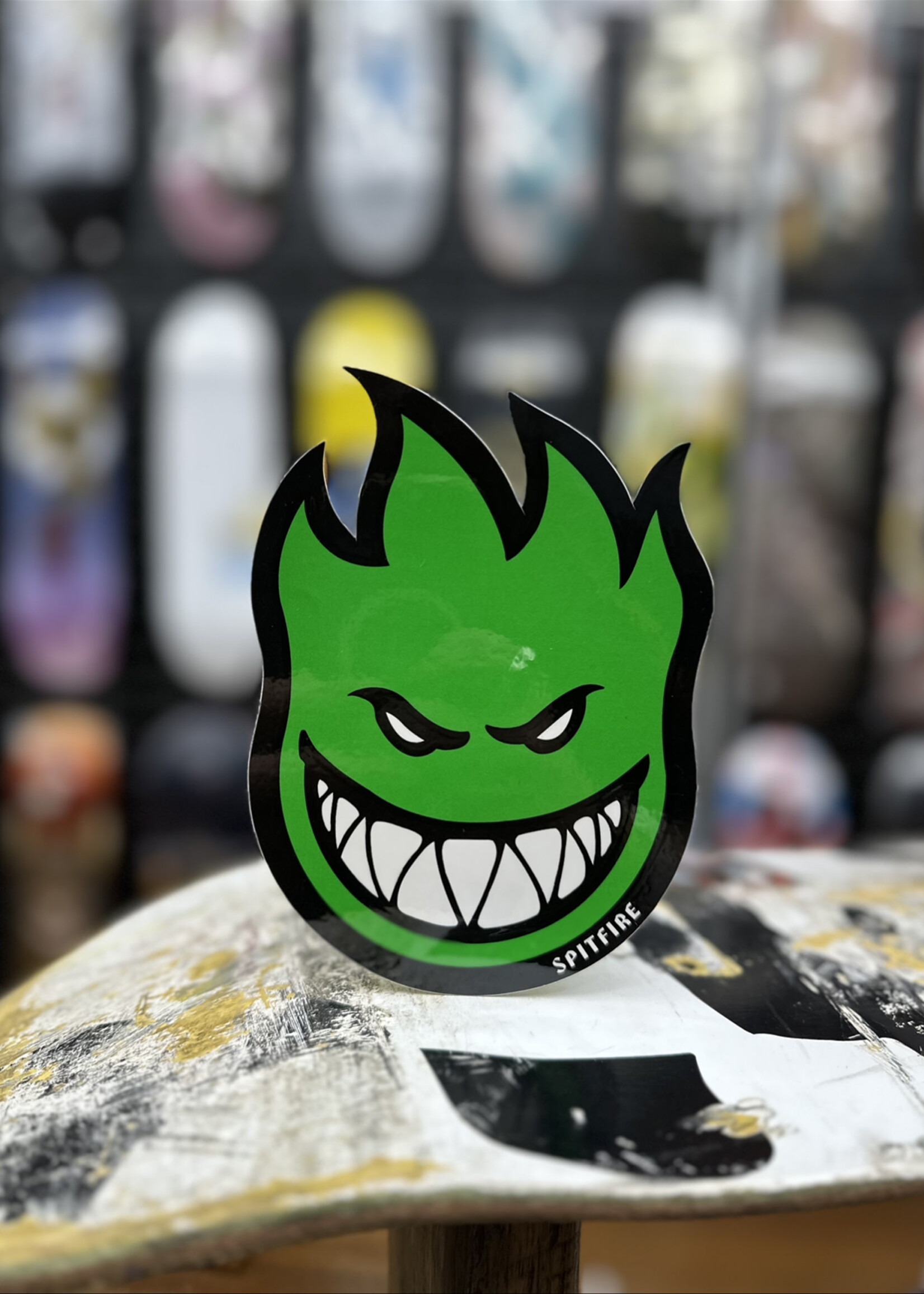 Spitfire Wheels SPITFIRE WHEELS - Bighead Fireball Medium Sticker - 16cm