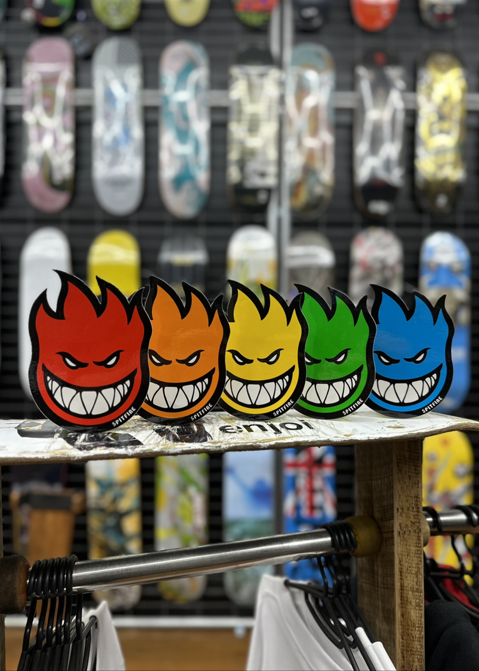 Spitfire Wheels SPITFIRE WHEELS - Bighead Fireball Medium Sticker - 16cm