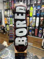 BOREDing. BOREDING. - Knock-Off Snake Print Red - 8.0" (Hand Painted)