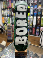 BOREDing. BOREDING. - Knock-Off Snake Print Green - 8.25" (Hand Painted)