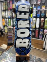 BOREDing. BOREDING. - Knock-Off Snake Print Blue - 8.5" (Hand Painted)