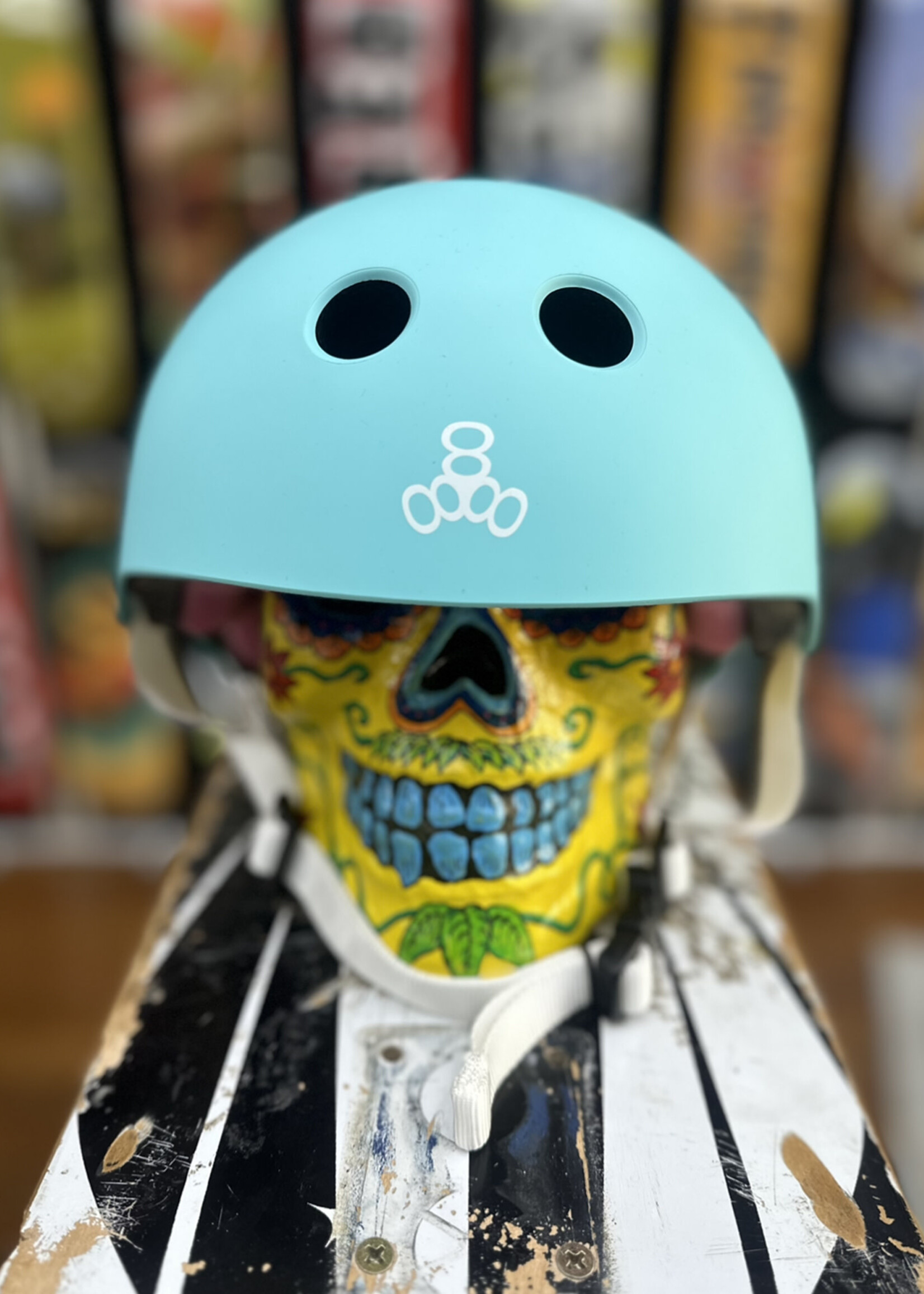 Triple 8 TRIPLE 8 - Certified Helmet SweatSaver Teal Hologram