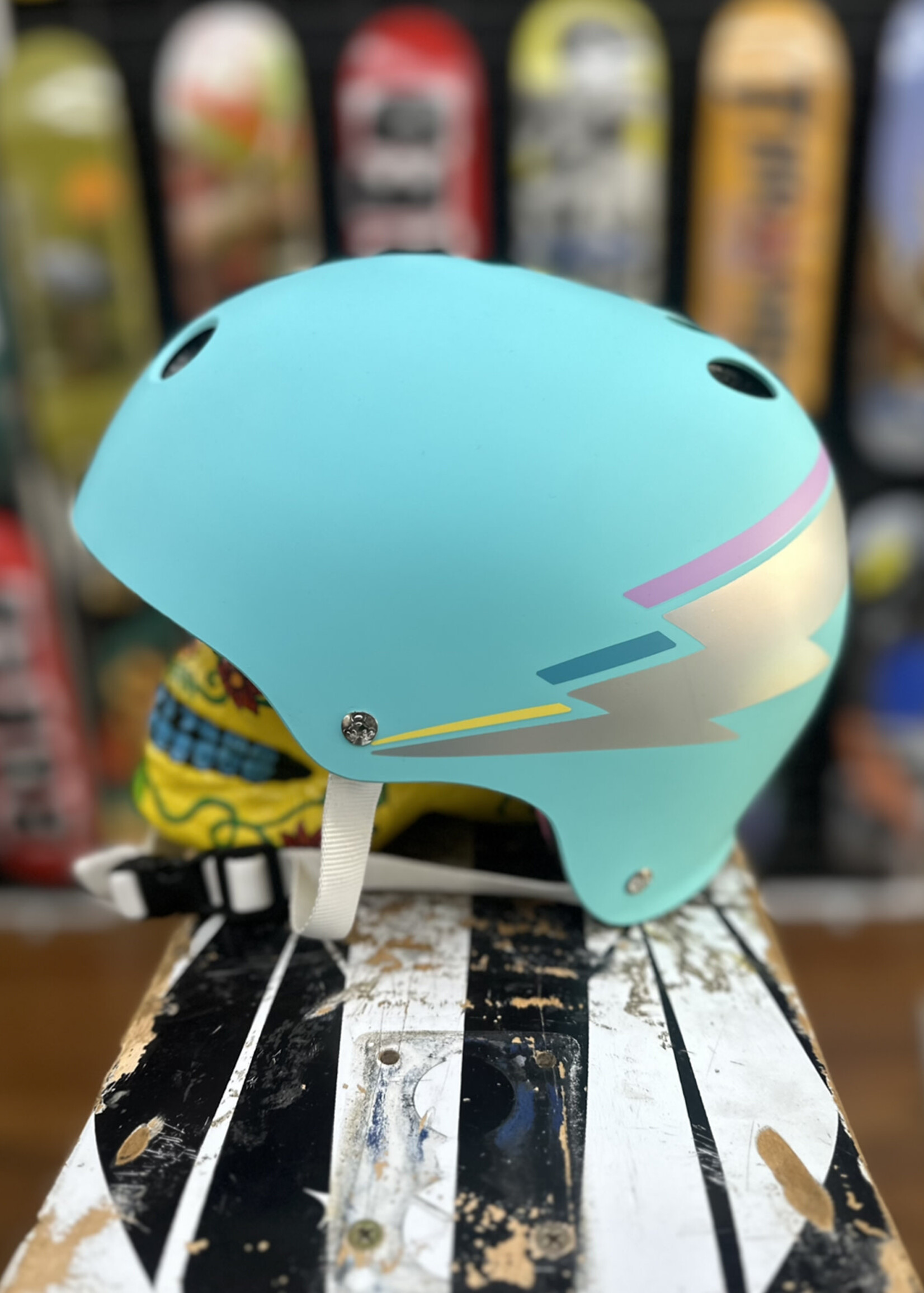 Triple 8 TRIPLE 8 - Certified Helmet SweatSaver Teal Hologram