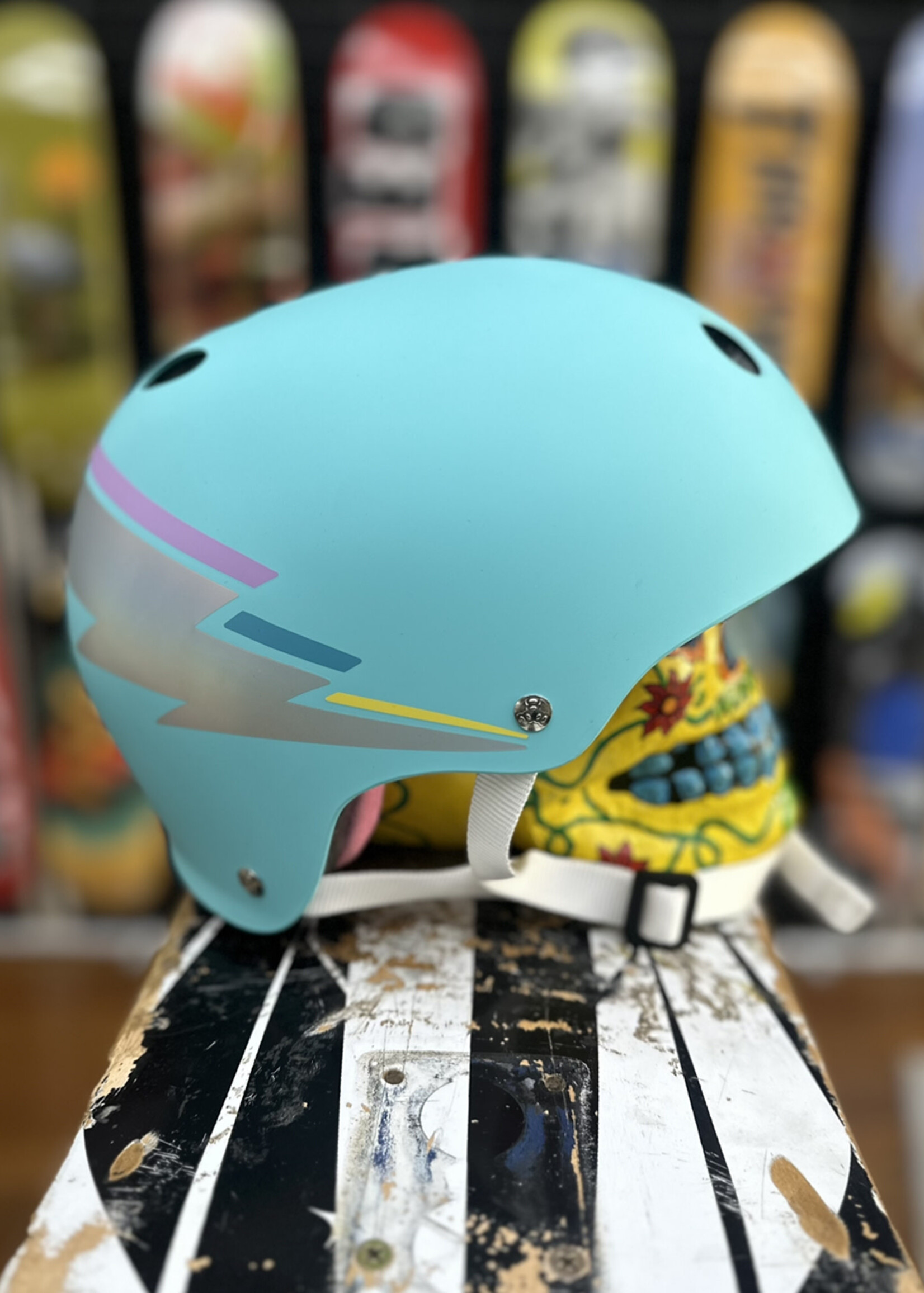 Triple 8 TRIPLE 8 - Certified Helmet SweatSaver Teal Hologram