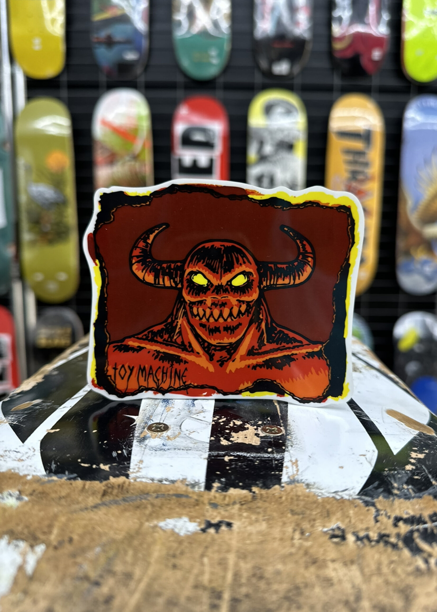Toy Machine TOY MACHINE - Hell Monster Sticker - 11cm