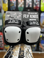 187 KILLER PADS 187 KILLER PADS - Fly Knee Pads Black/Grey White Caps