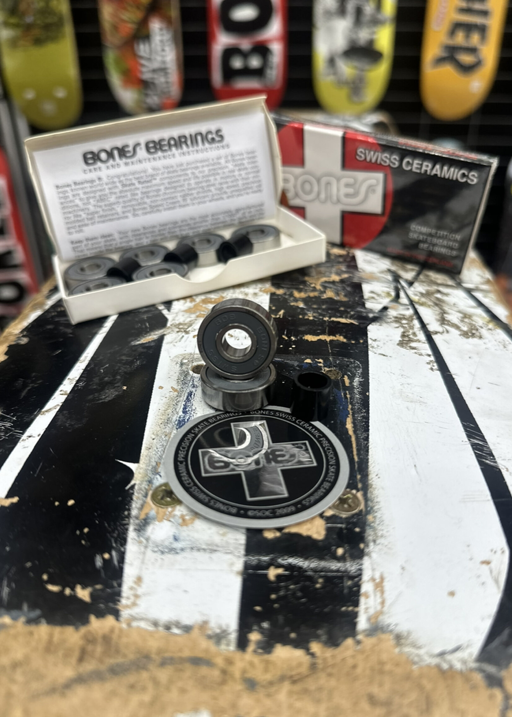 BONES BONES - Swiss Ceramic Bearings - 8 Pack