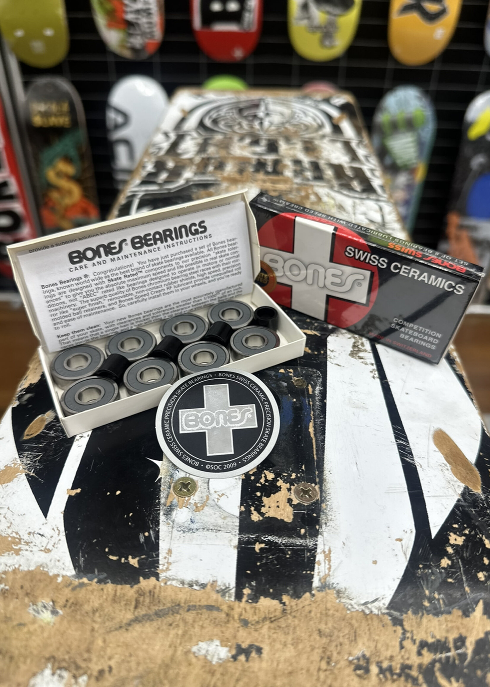 BONES BONES - Swiss Ceramic Bearings - 8 Pack