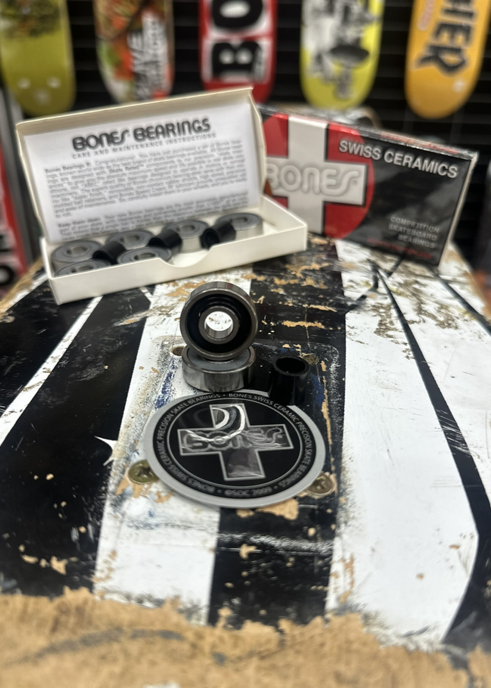 BONES BONES - Swiss Ceramic Bearings - 8 Pack