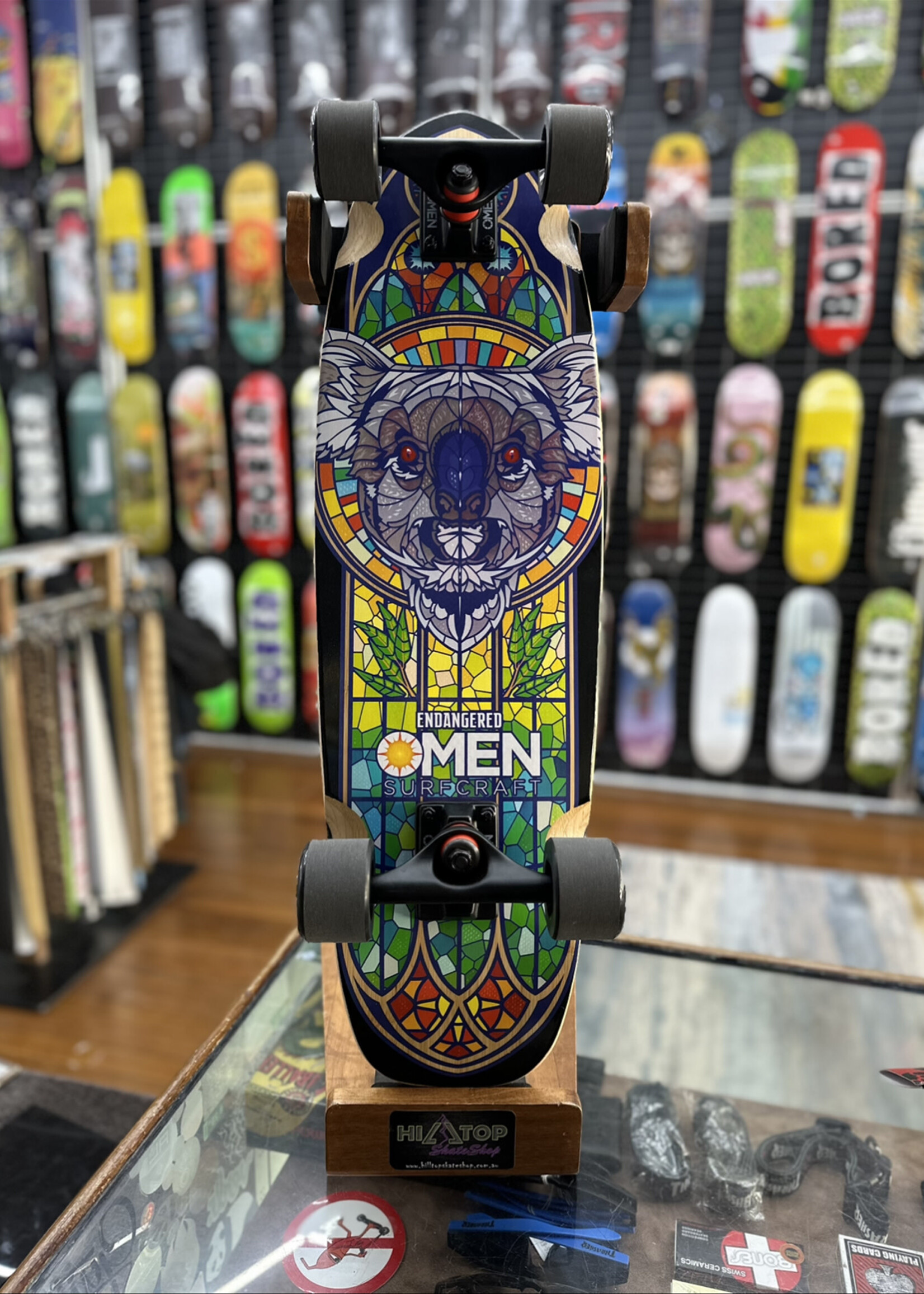 Omen Surfcraft OMEN SURFCRAFT - Endangered Koala Cruiser - 8.25" x 28.8"