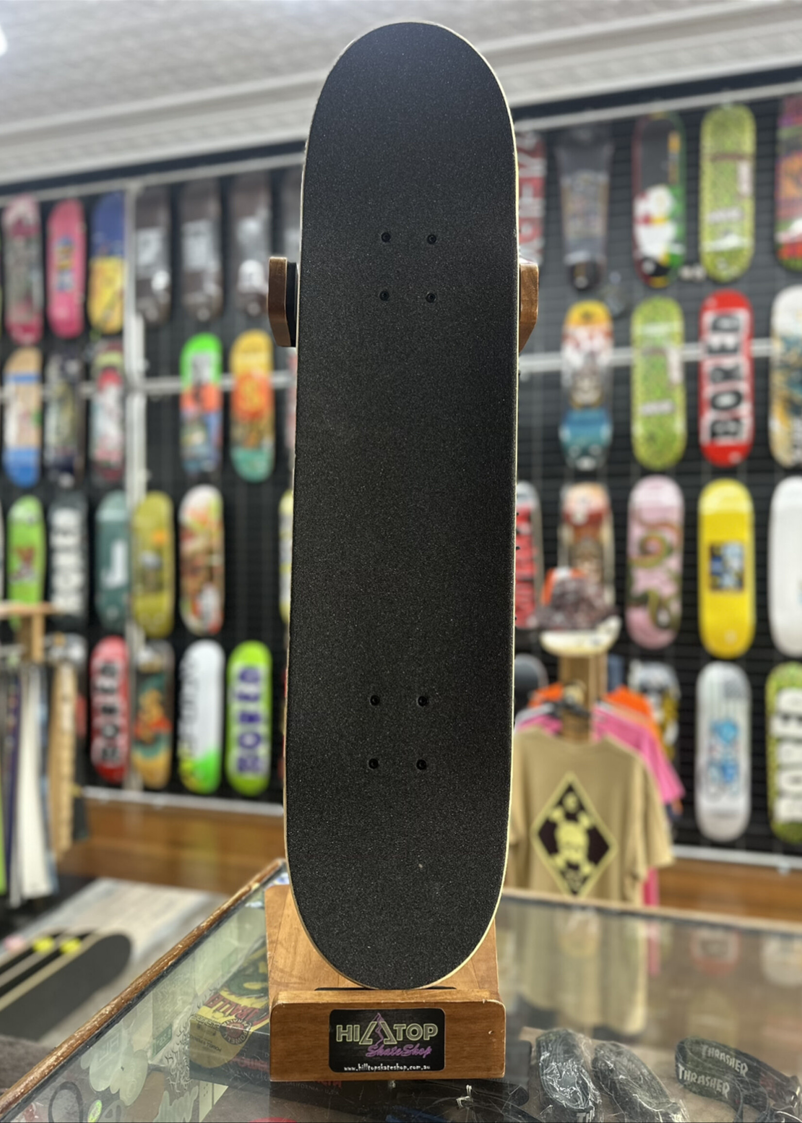 Holiday Skateboards HOLIDAY SKATEBOARDS - Holographic/Pink Trucks Yellow Wheels - Complete - 7.75"