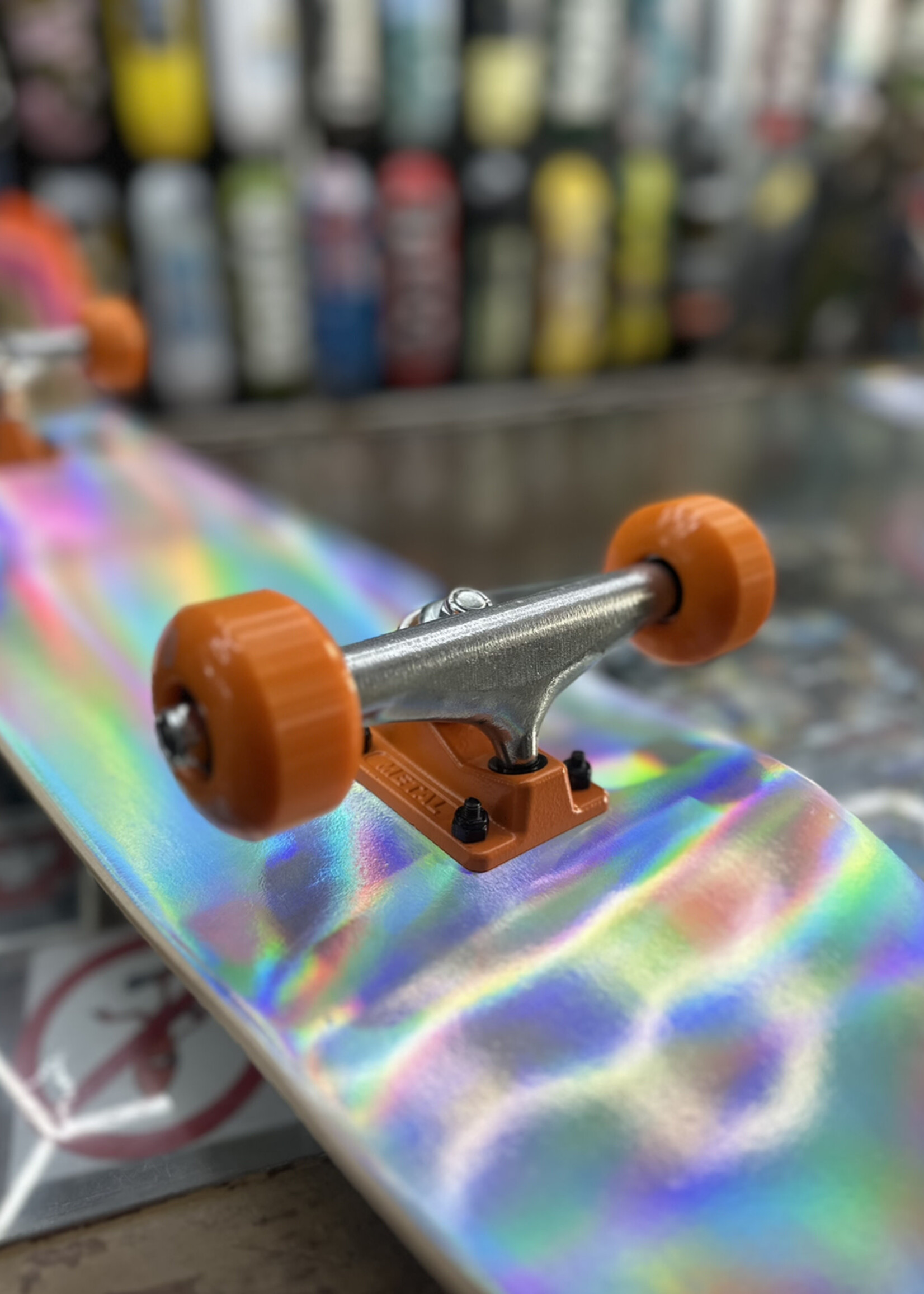 Holiday Skateboards HOLIDAY SKATEBOARDS - Holographic/Orange Complete - 7.75"