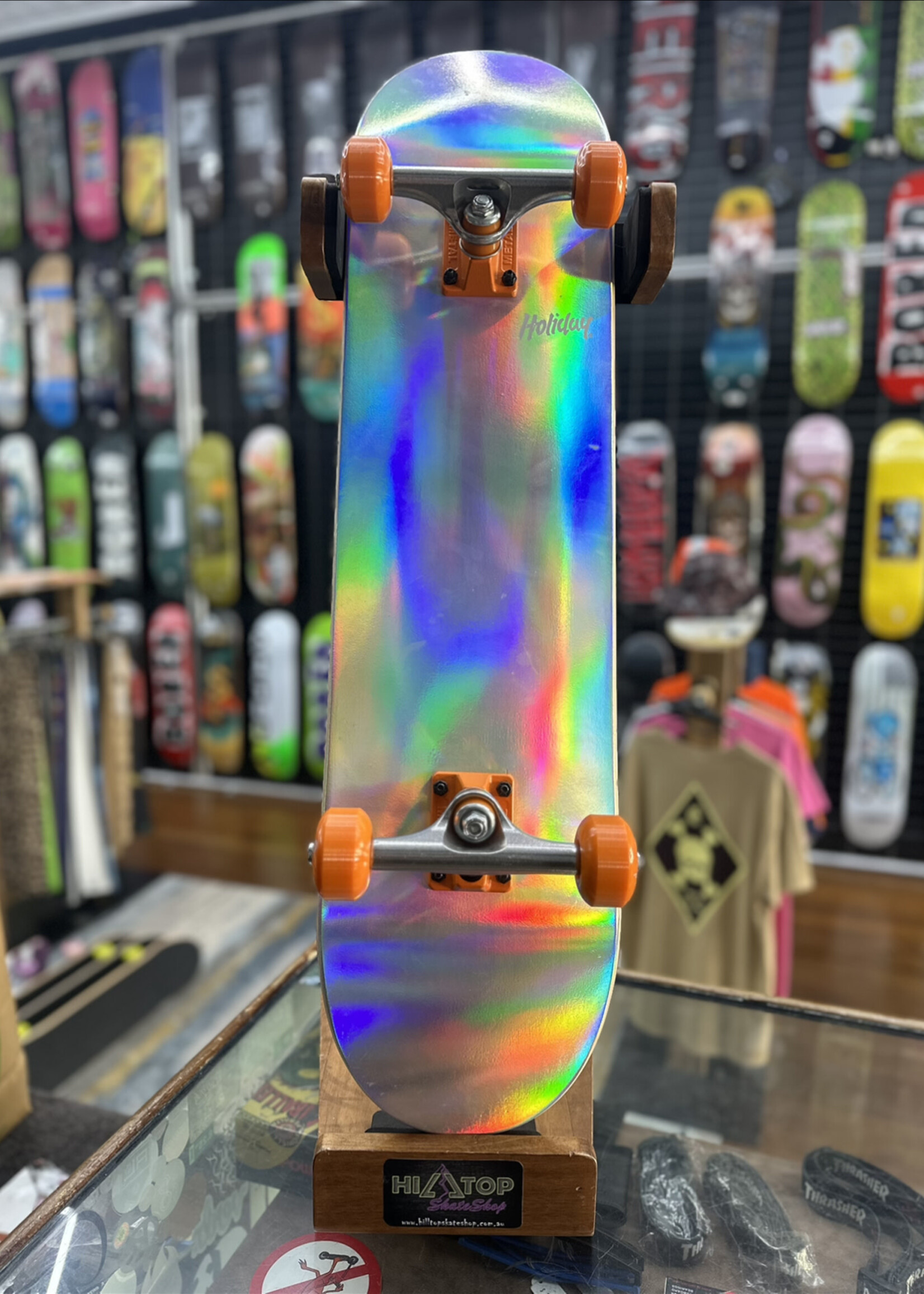 Holiday Skateboards HOLIDAY SKATEBOARDS - Holographic/Orange Complete - 7.75"