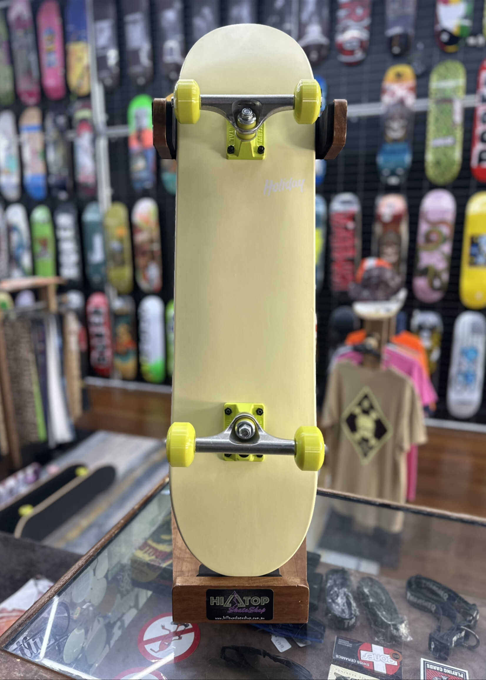 Holiday Skateboards HOLIDAY SKATEBOARDS - Sunday Best Cream/Yellow - Complete - 7.75"