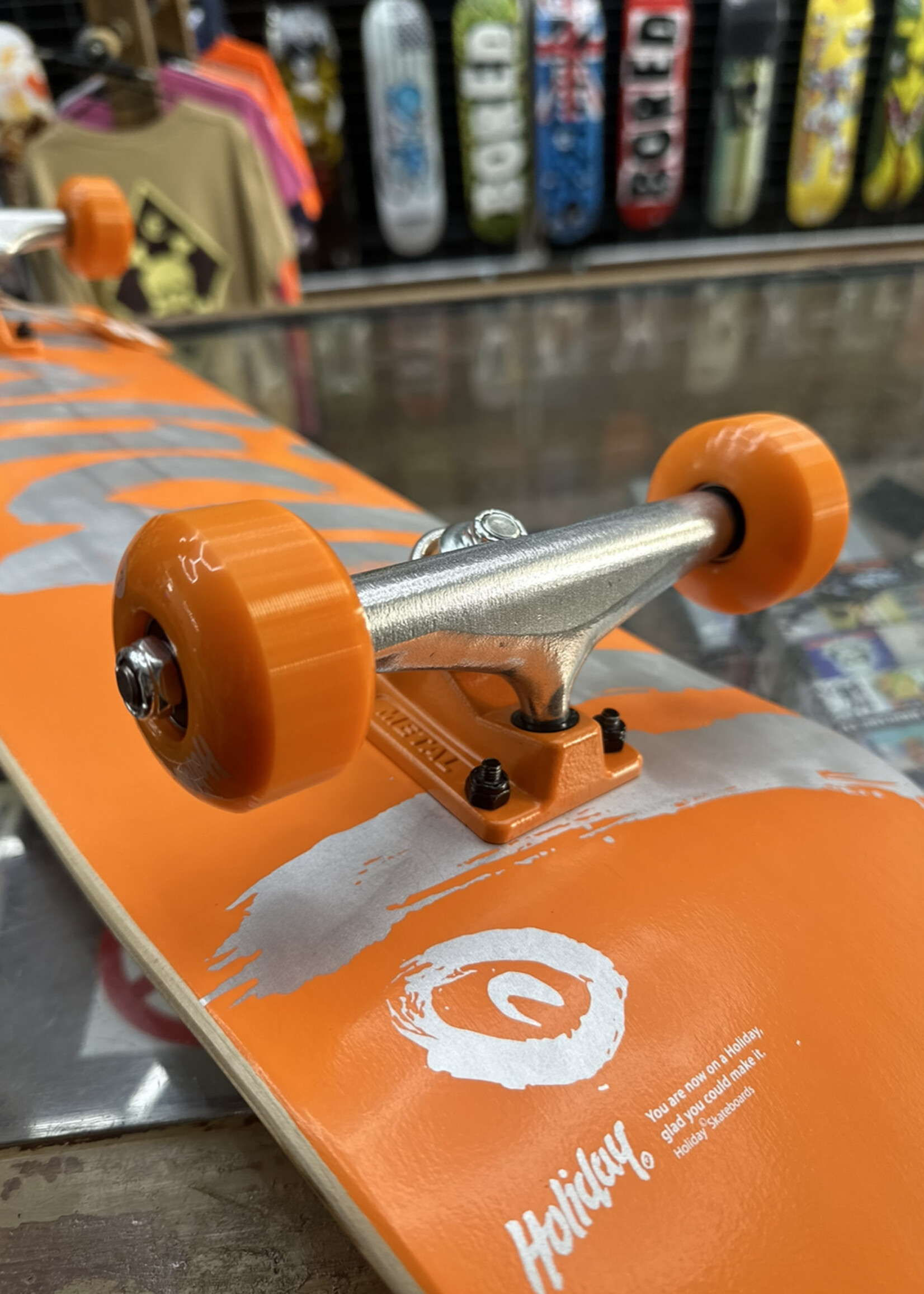 Holiday Skateboards HOLIDAY SKATEBOARDS - Safety Orange Complete - 7.75"