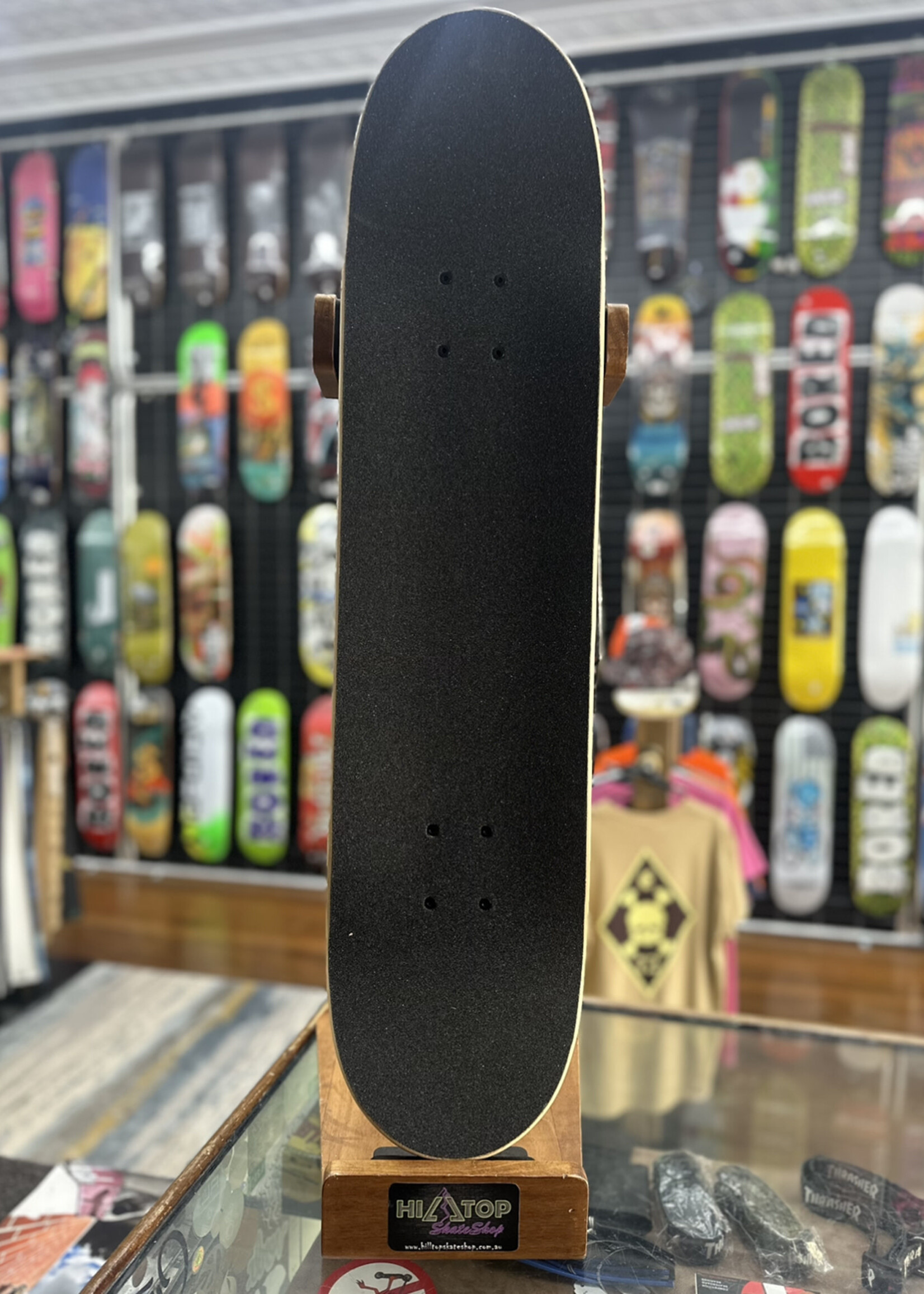 Holiday Skateboards HOLIDAY SKATEBOARDS - Tie-Dye Purple/White Trucks/Green Wheels Complete - 7.75"