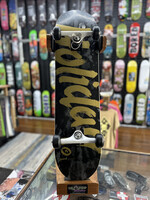 Holiday Skateboards HOLIDAY SKATEBOARDS - Tie Dye Black/Gold White Trucks Complete - 8.0"