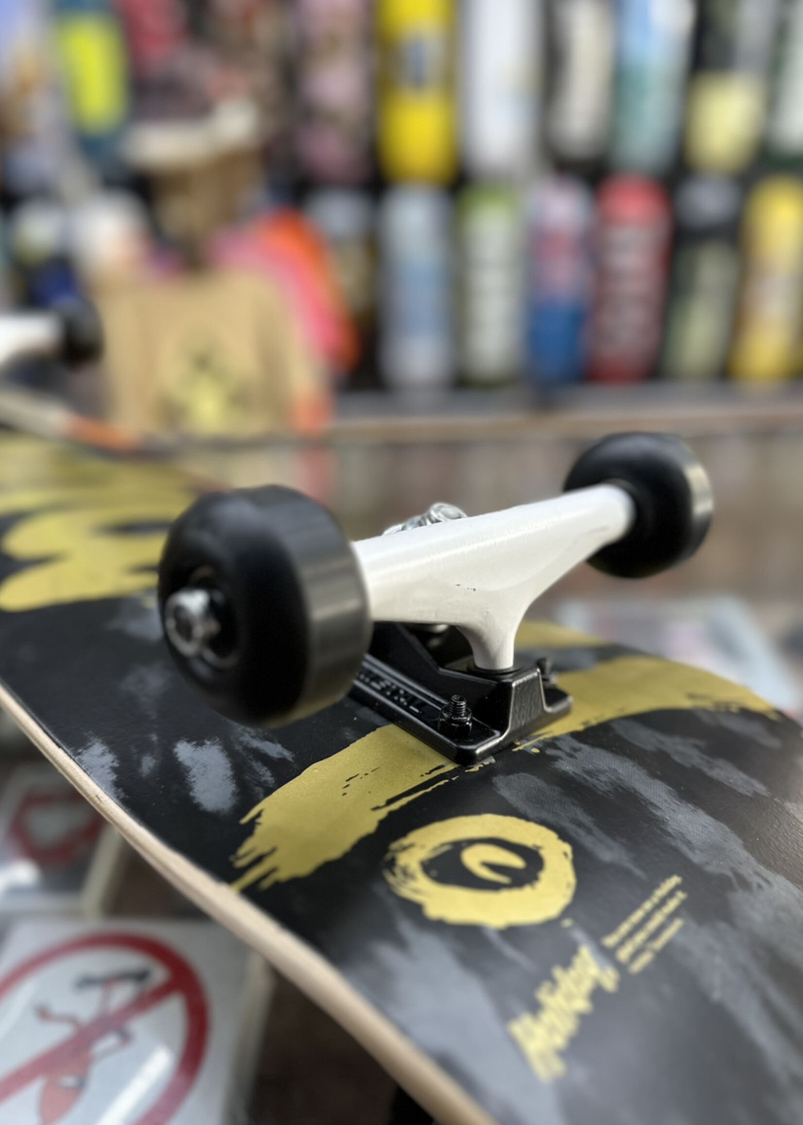 Holiday Skateboards HOLIDAY SKATEBOARDS - Tie Dye Black/Gold White Trucks Complete - 8.0"