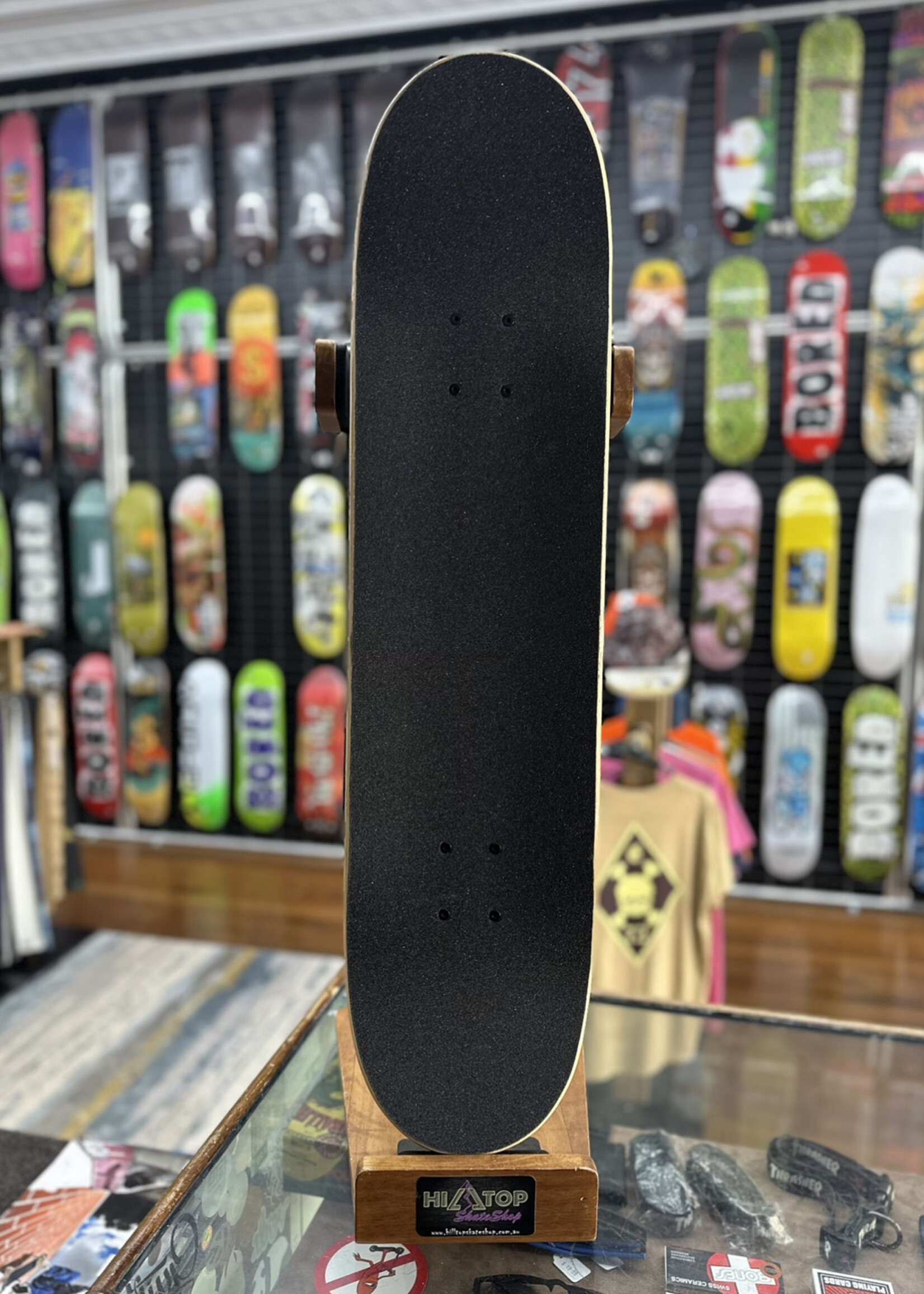 Holiday Skateboards HOLIDAY SKATEBOARDS - Tie Dye Black/Gold White Trucks Complete - 8.0"