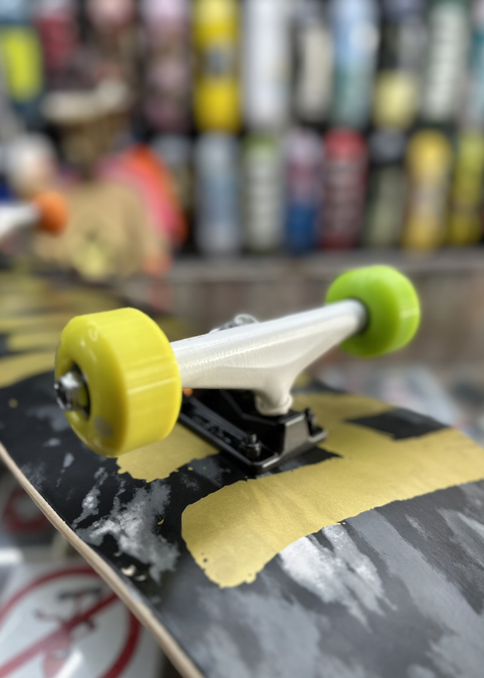 Holiday Skateboards HOLIDAY SKATEBOARDS - Tie Dye Black/Gold White Trucks/Multi Wheel Complete - 8.0"