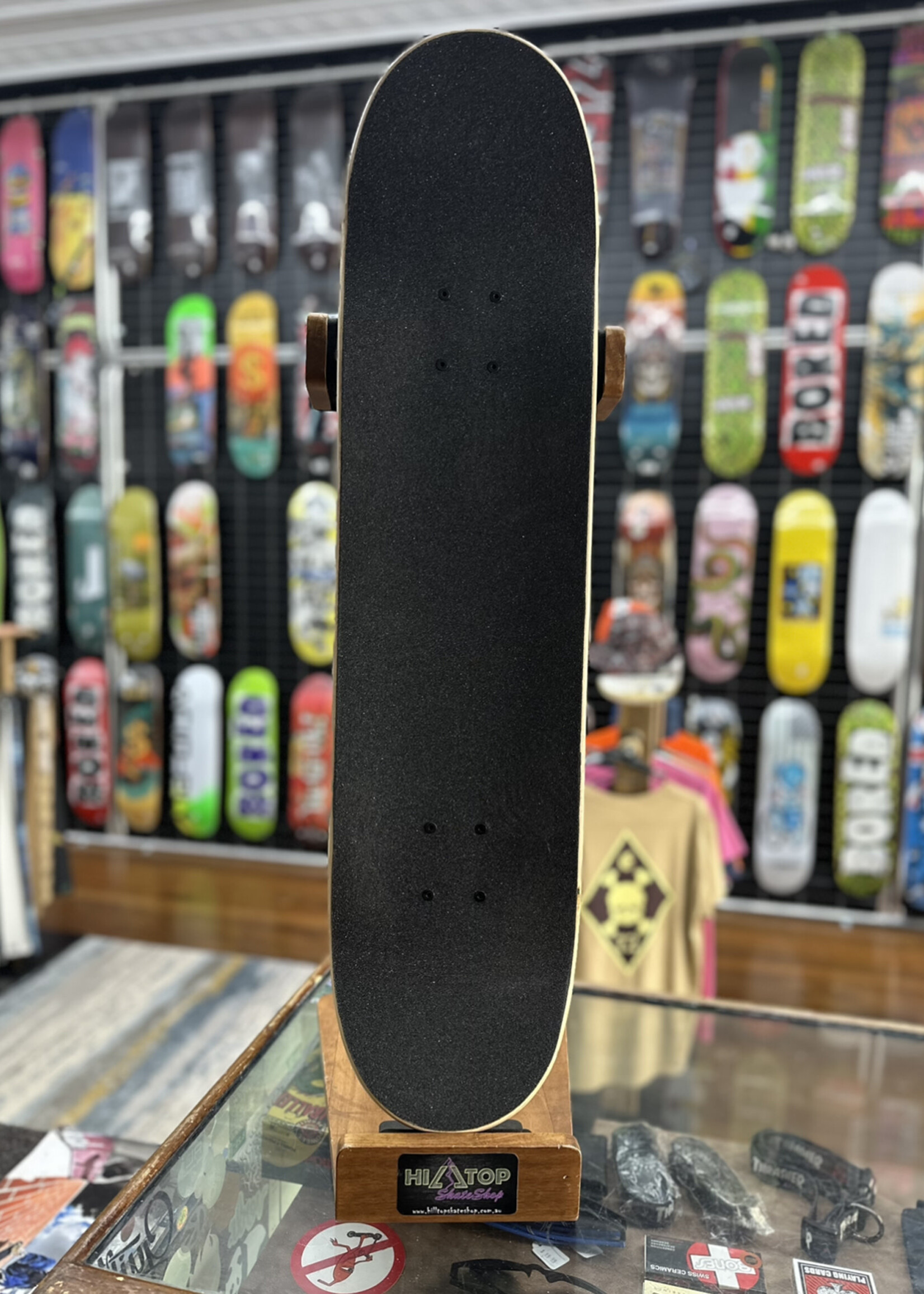 Holiday Skateboards HOLIDAY SKATEBOARDS - Tie Dye Black/Gold White Trucks/Multi Wheel Complete - 8.0"