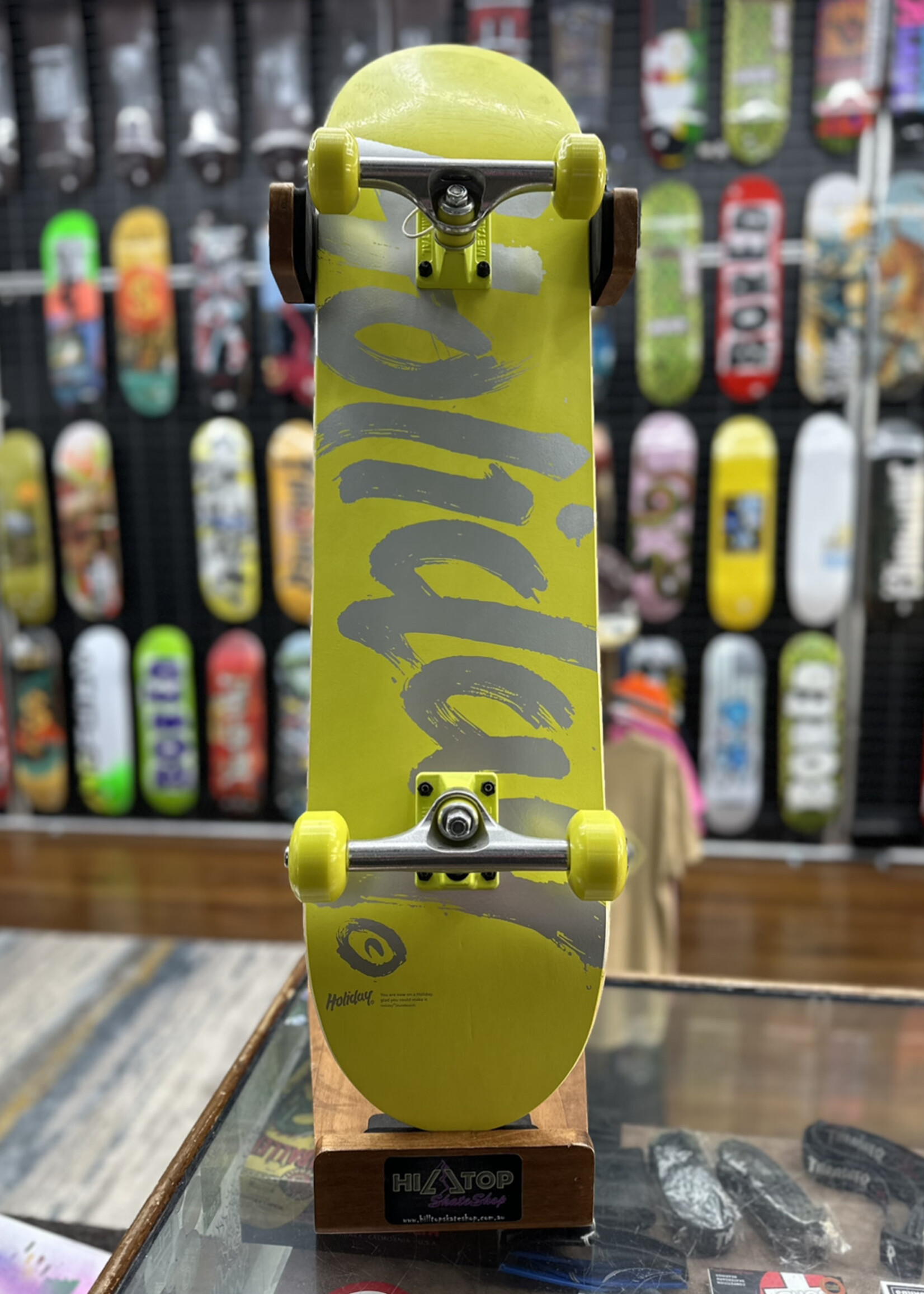 Holiday Skateboards HOLIDAY SKATEBOARDS - Safety Yellow Complete - 8.0"
