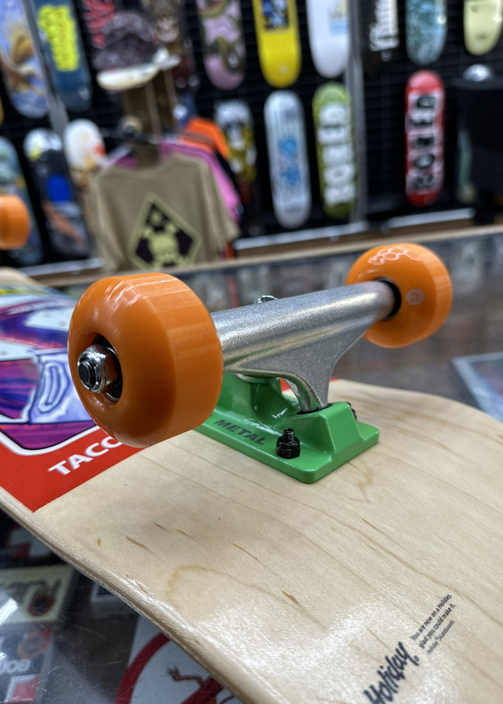 Holiday Skateboards HOLIDAY SKATEBOARDS - Taco-Dactyl Orange/Green Complete - 8.125"